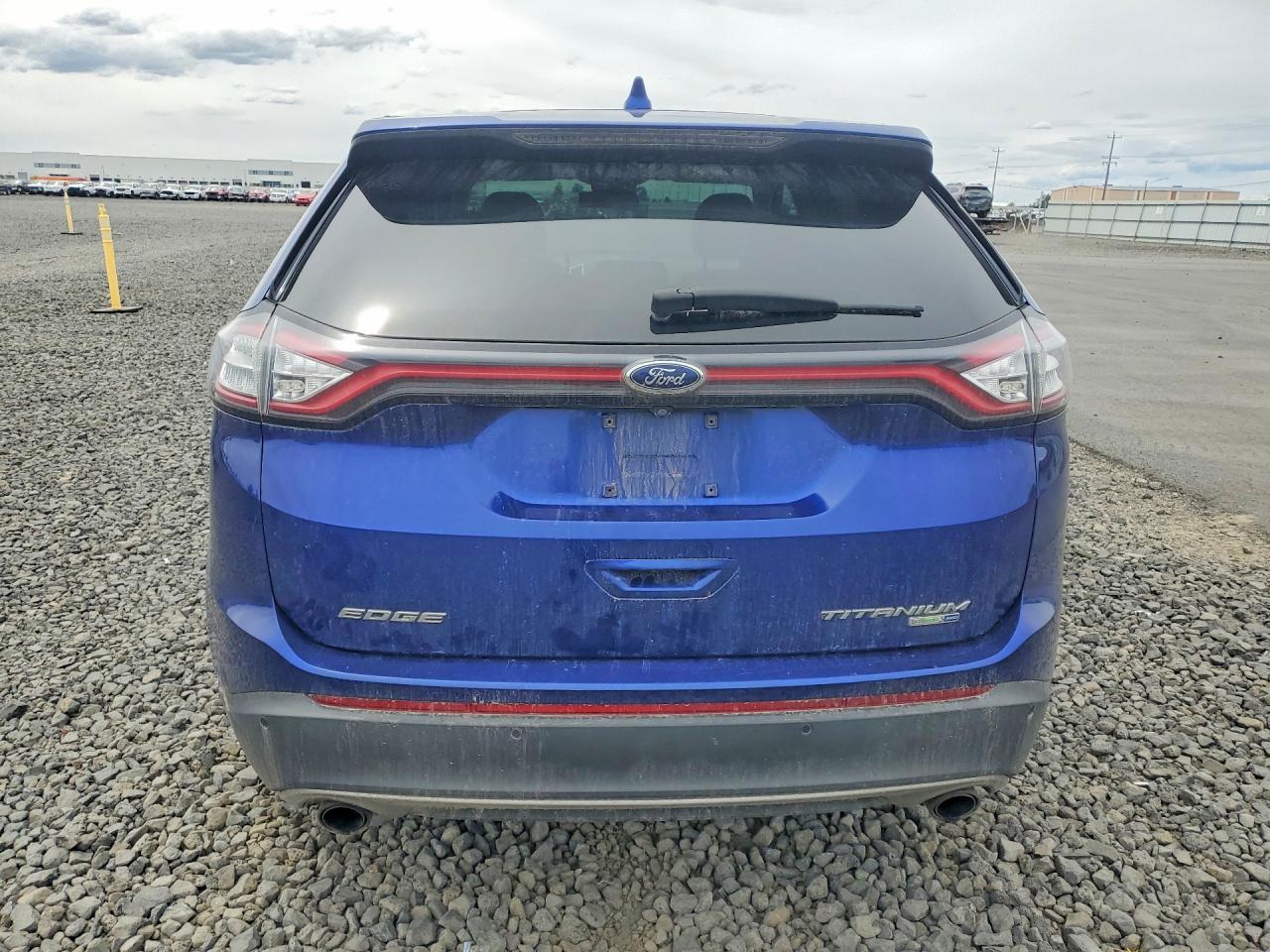2015 Ford Edge Titanium Blue vin: 2FMTK4K95FBB43197