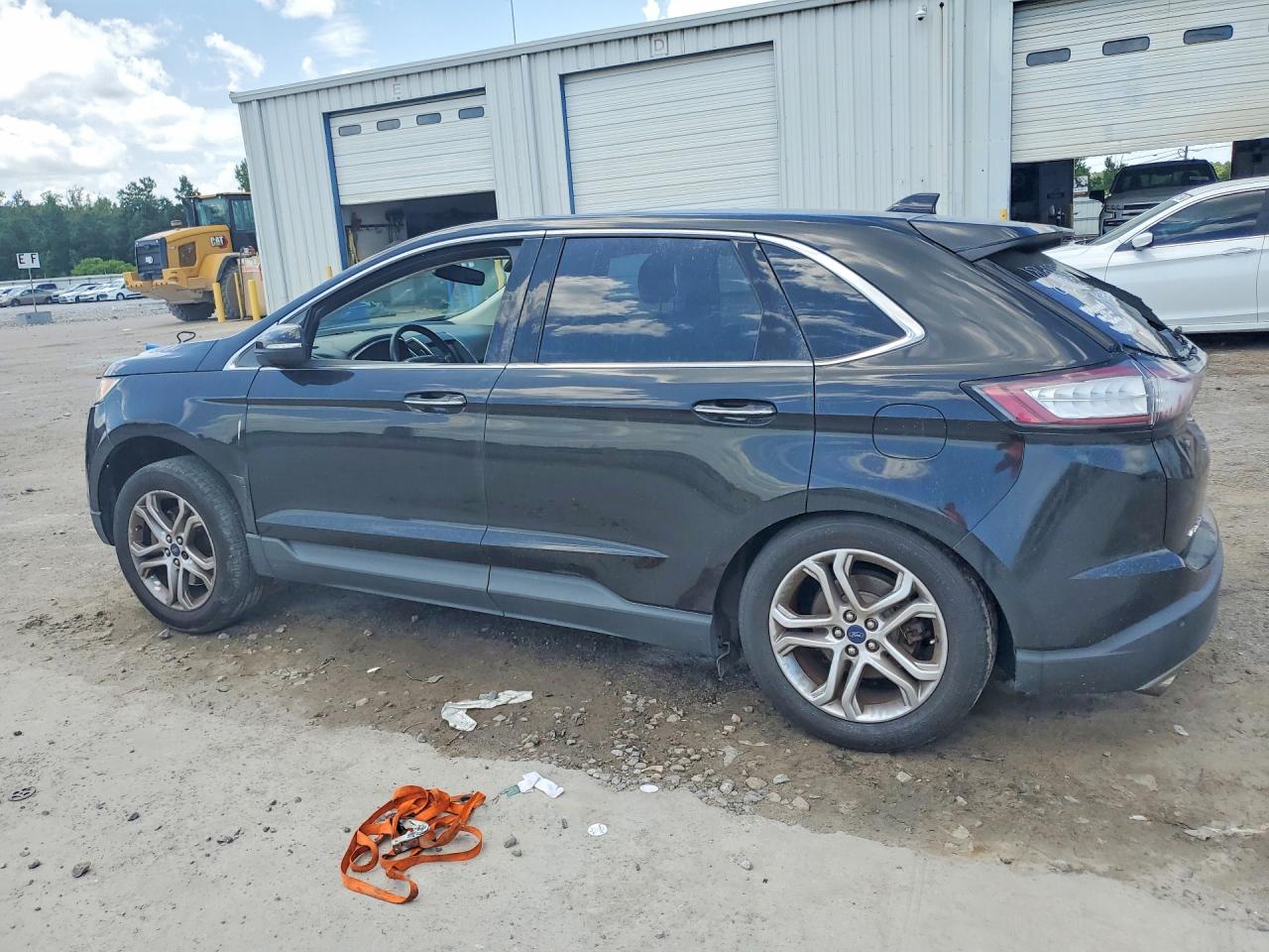 2015 Ford Edge Titanium Черный vin: 2FMTK4K95FBB56399