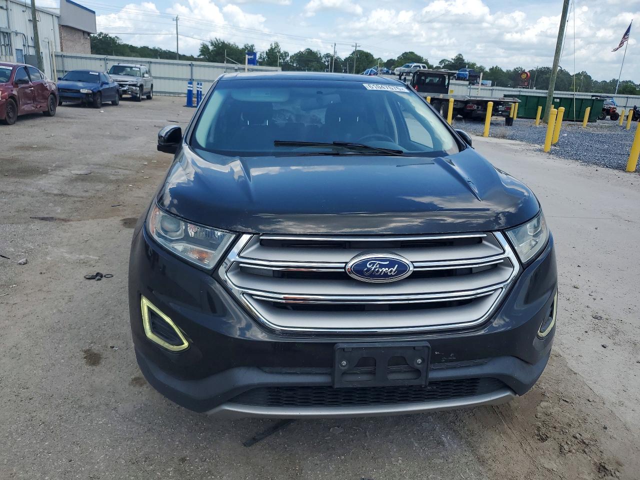2015 Ford Edge Titanium Черный vin: 2FMTK4K95FBB56399