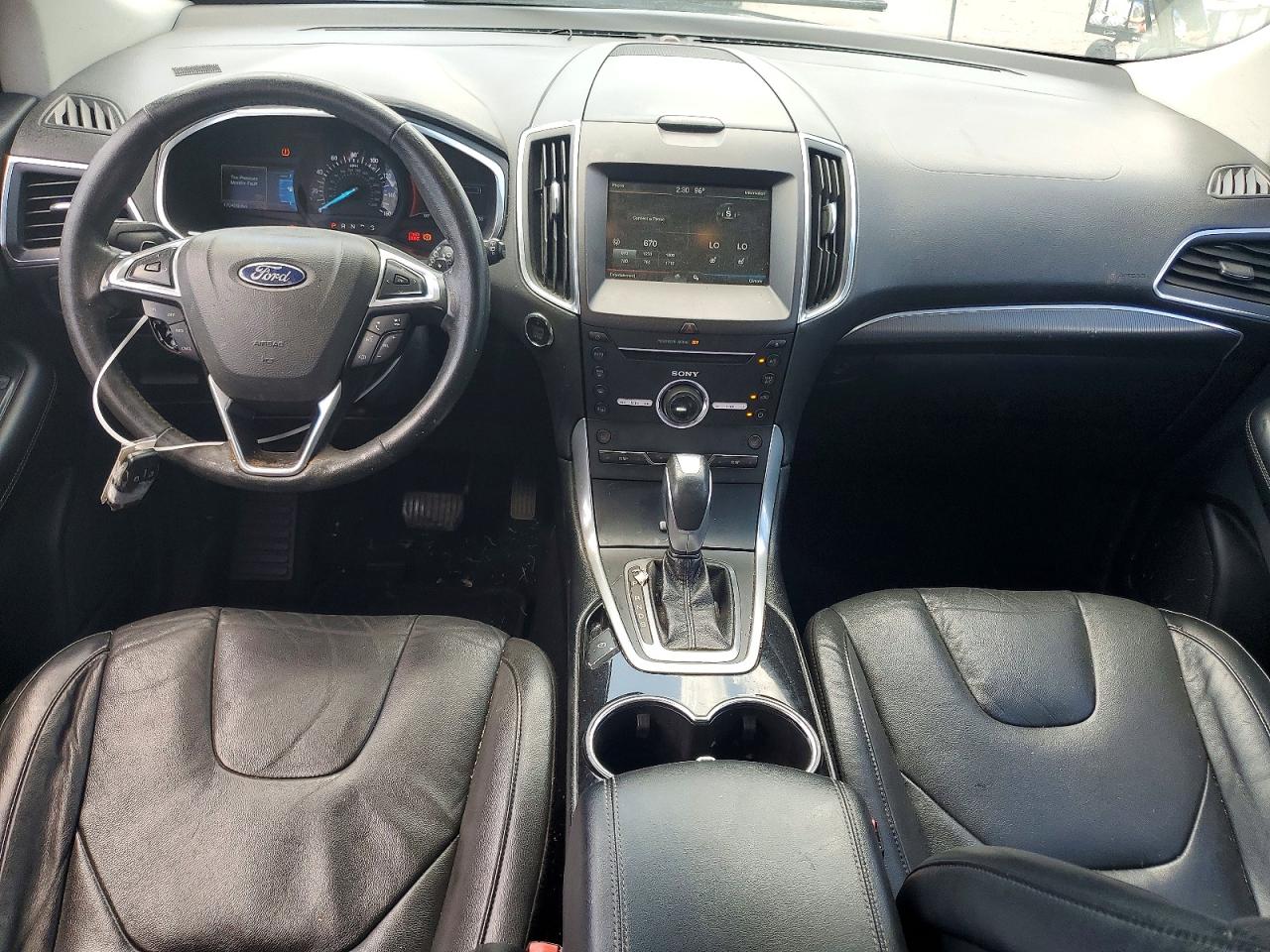 2015 Ford Edge Titanium Черный vin: 2FMTK4K95FBB56399