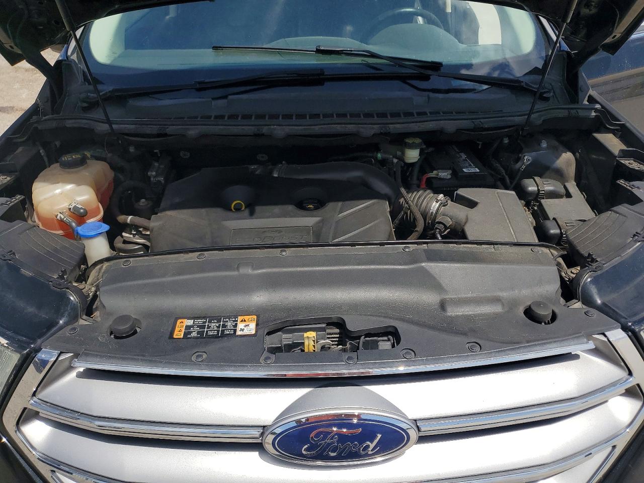 2015 Ford Edge Titanium Черный vin: 2FMTK4K95FBB56399