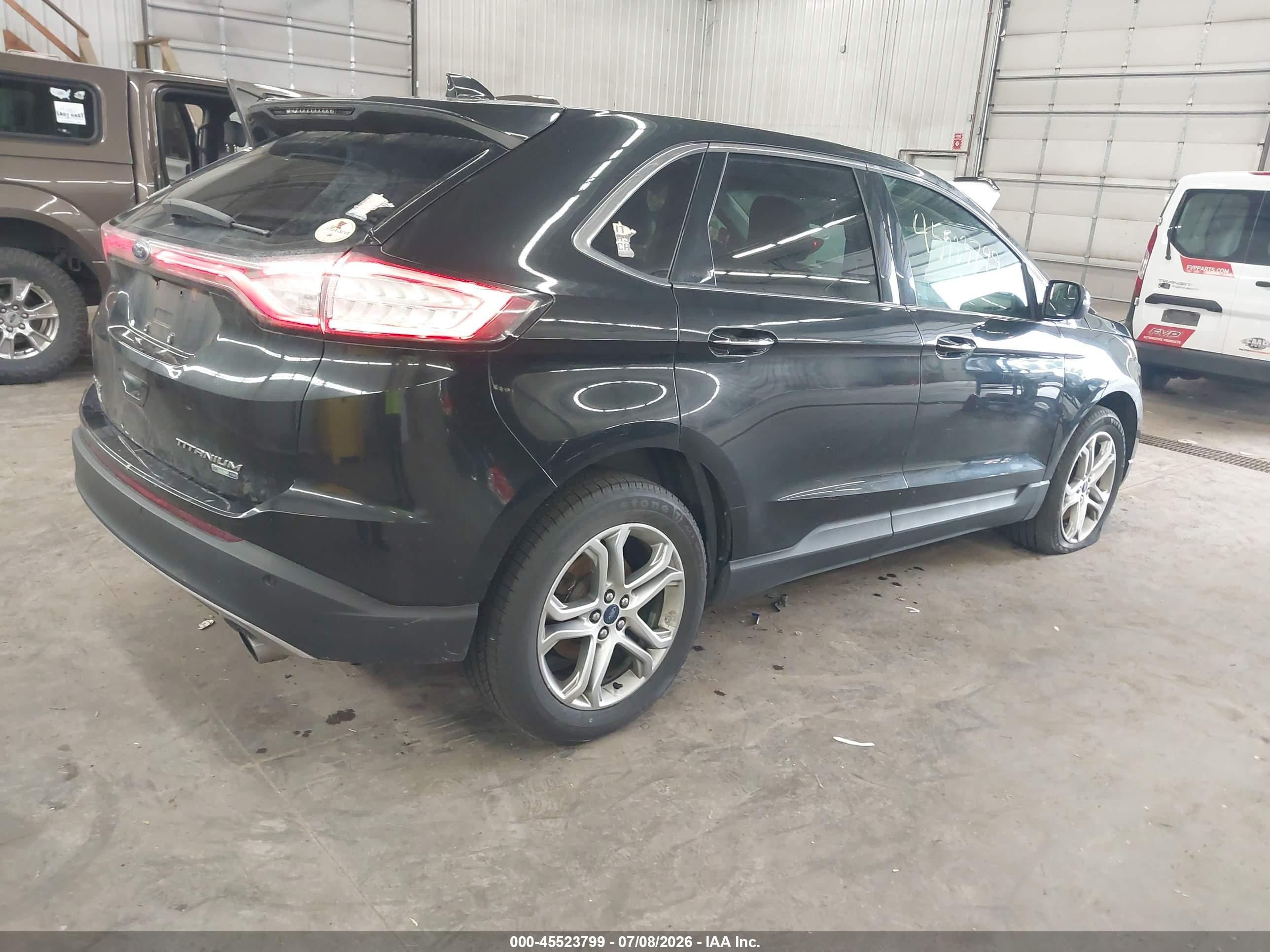 2015 Ford Edge Titanium Black vin: 2FMTK4K96FBB10113