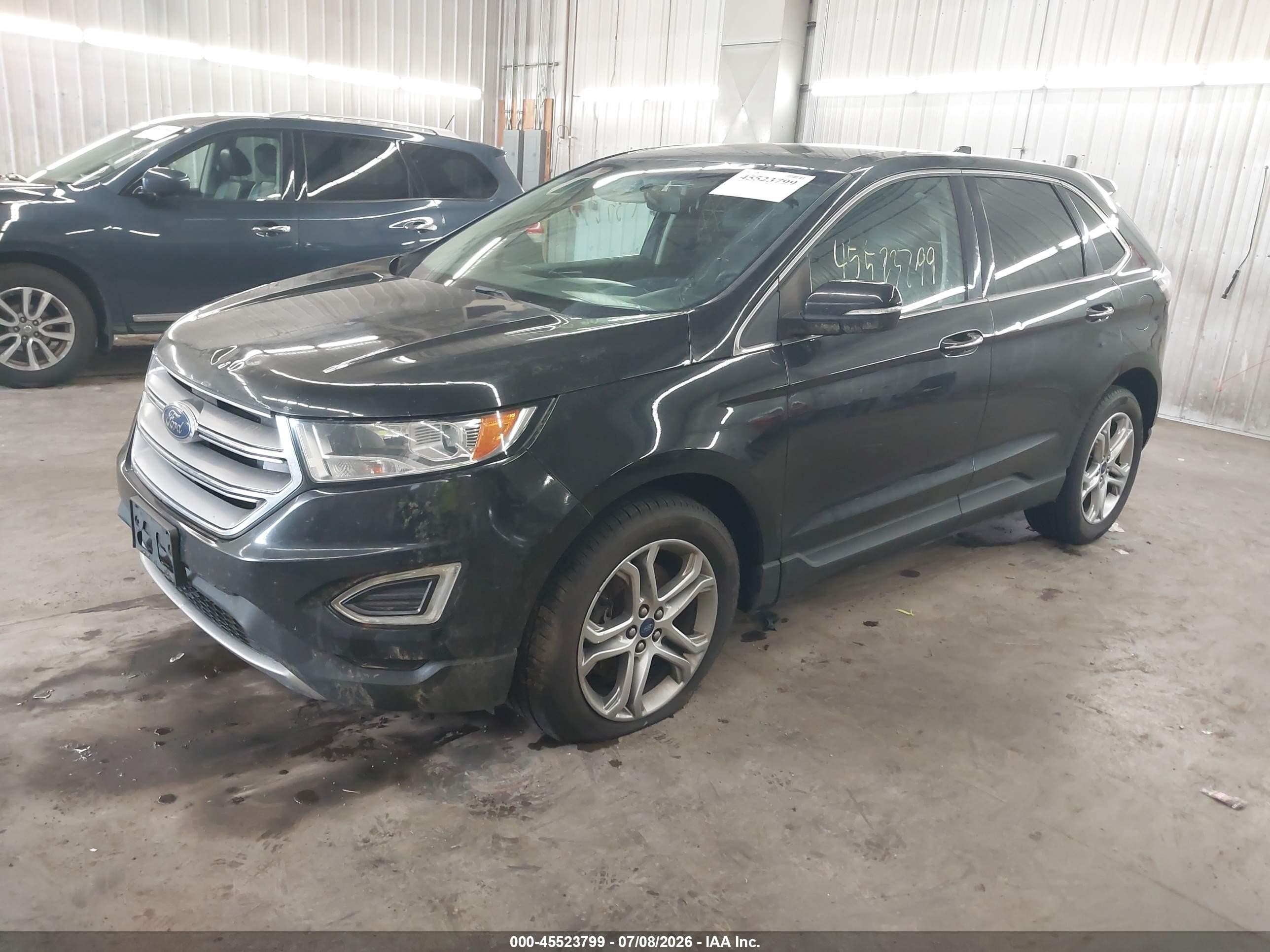 2015 Ford Edge Titanium Black vin: 2FMTK4K96FBB10113