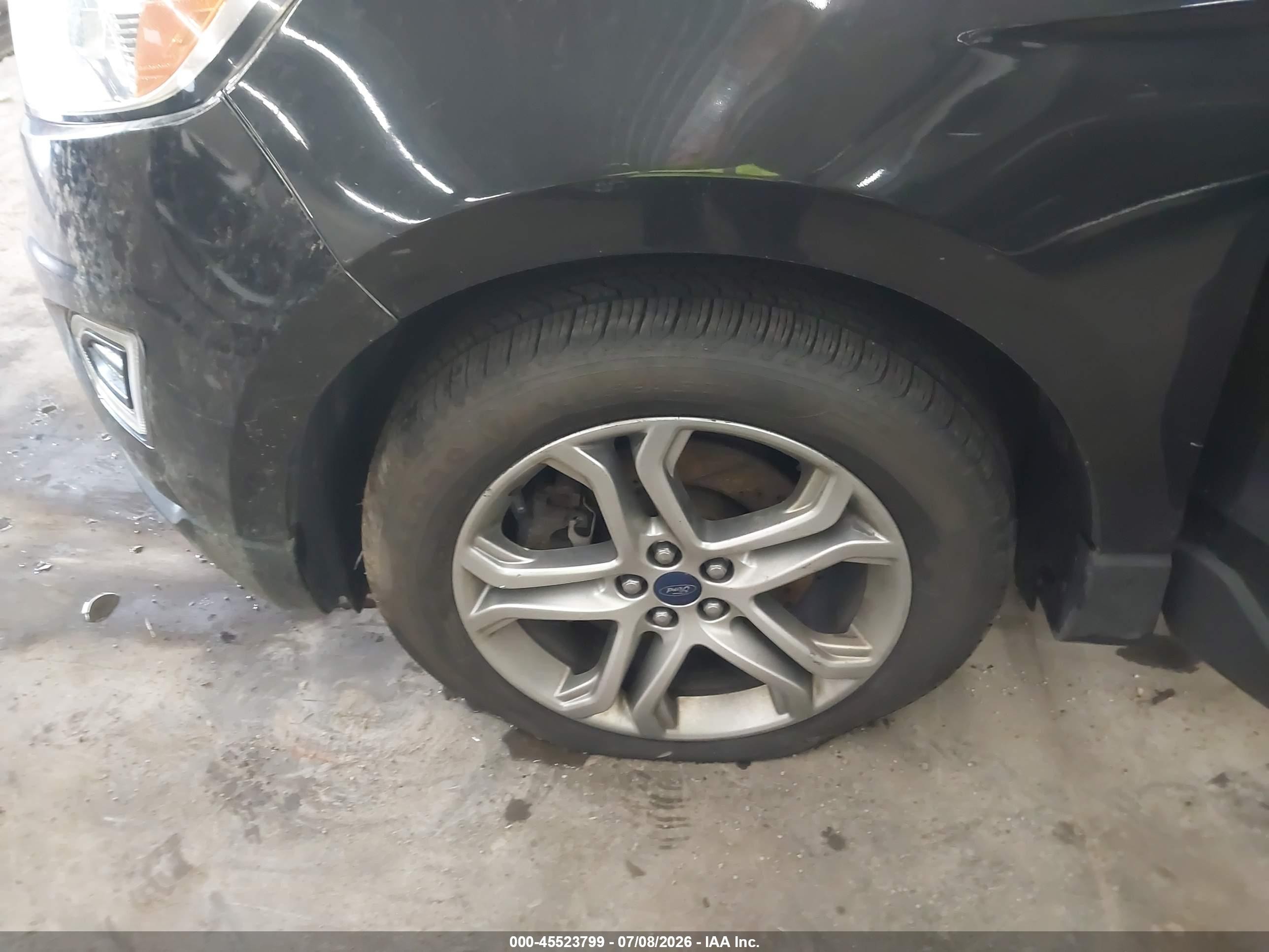 2015 Ford Edge Titanium Black vin: 2FMTK4K96FBB10113