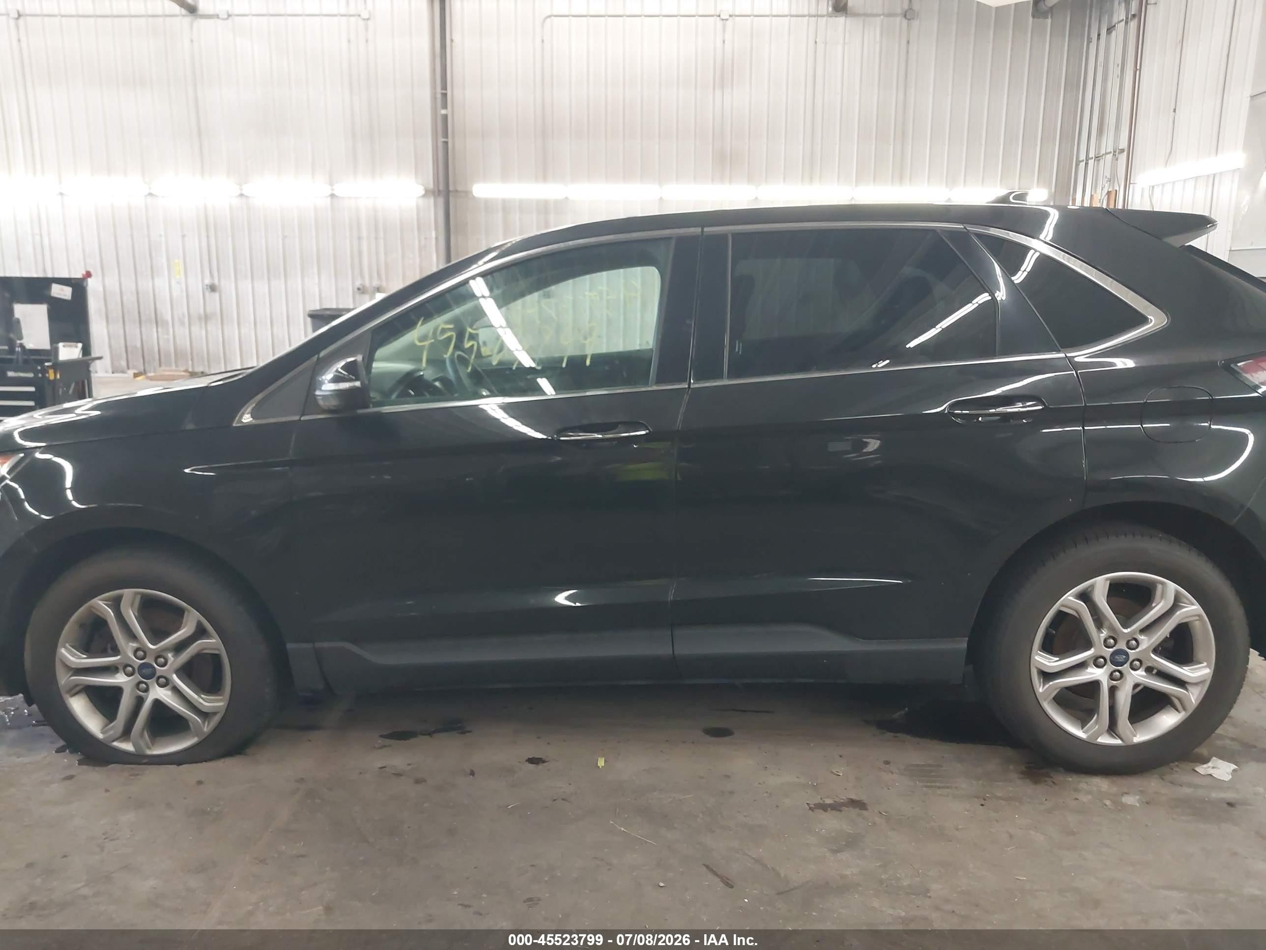 2015 Ford Edge Titanium Black vin: 2FMTK4K96FBB10113