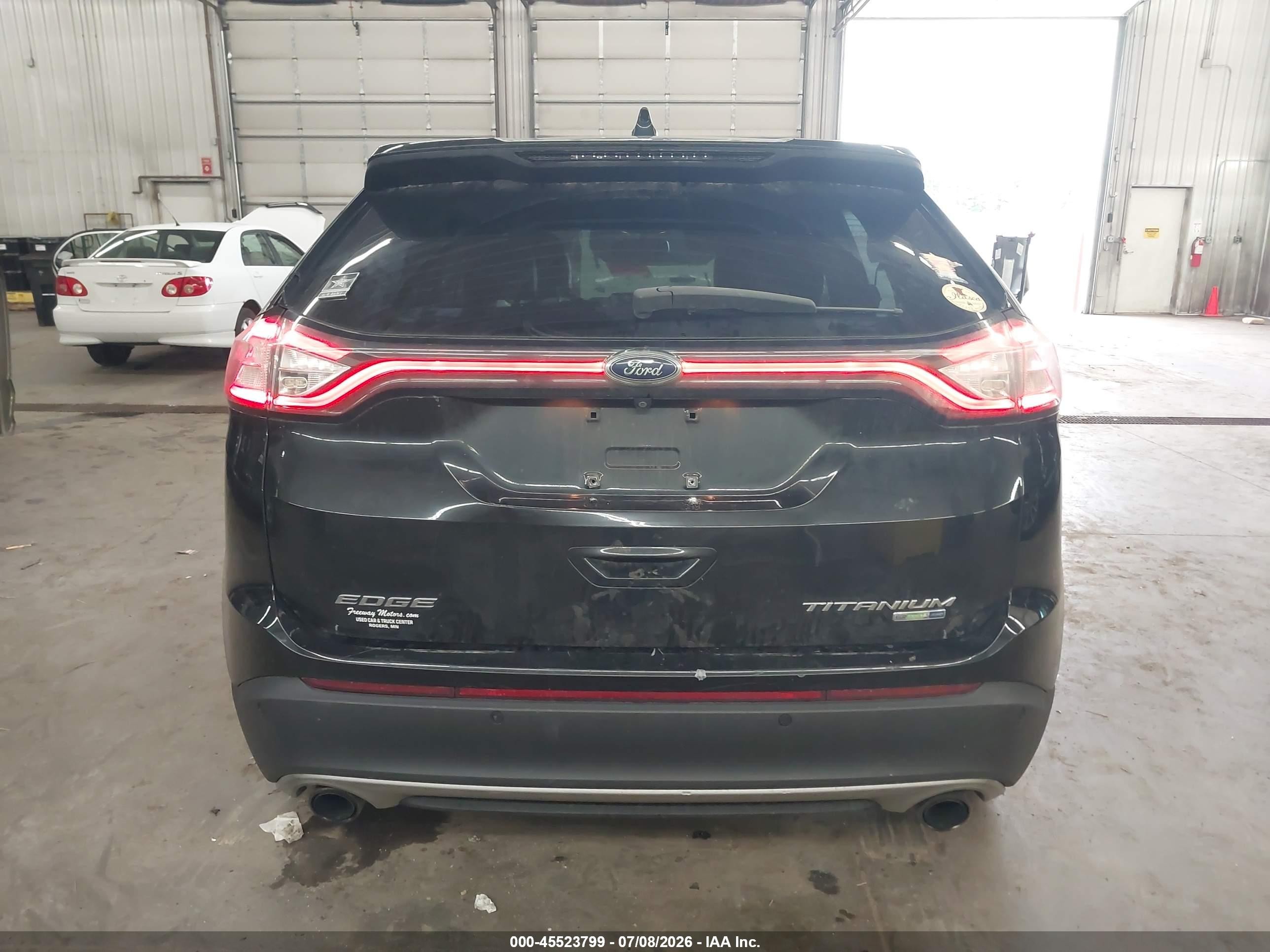 2015 Ford Edge Titanium Black vin: 2FMTK4K96FBB10113