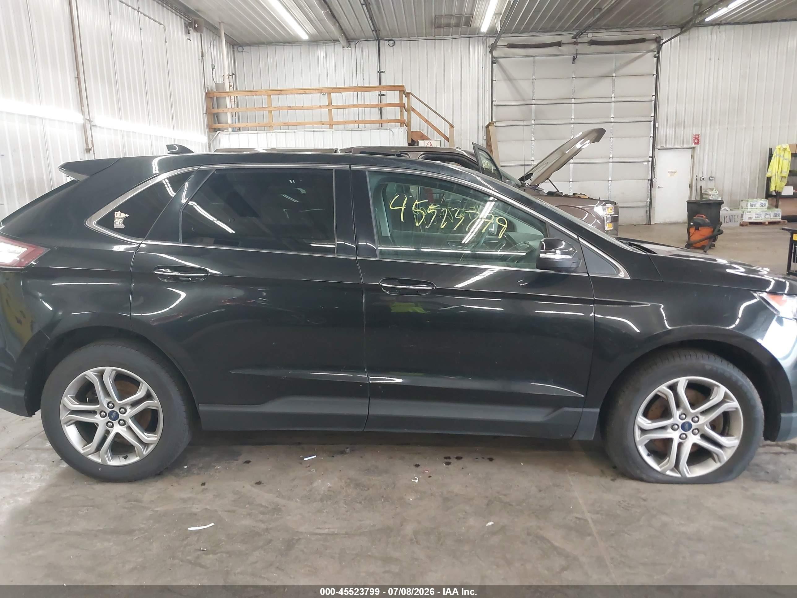 2015 Ford Edge Titanium Black vin: 2FMTK4K96FBB10113
