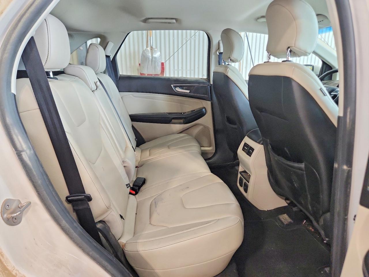 2015 Ford Edge Titanium White vin: 2FMTK4K96FBB35304