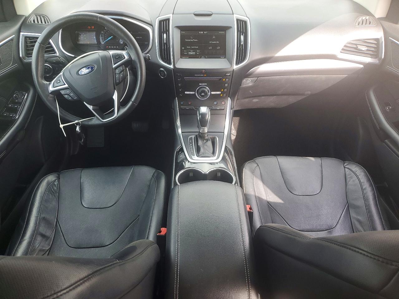 2015 Ford Edge Titanium Red vin: 2FMTK4K96FBB50174