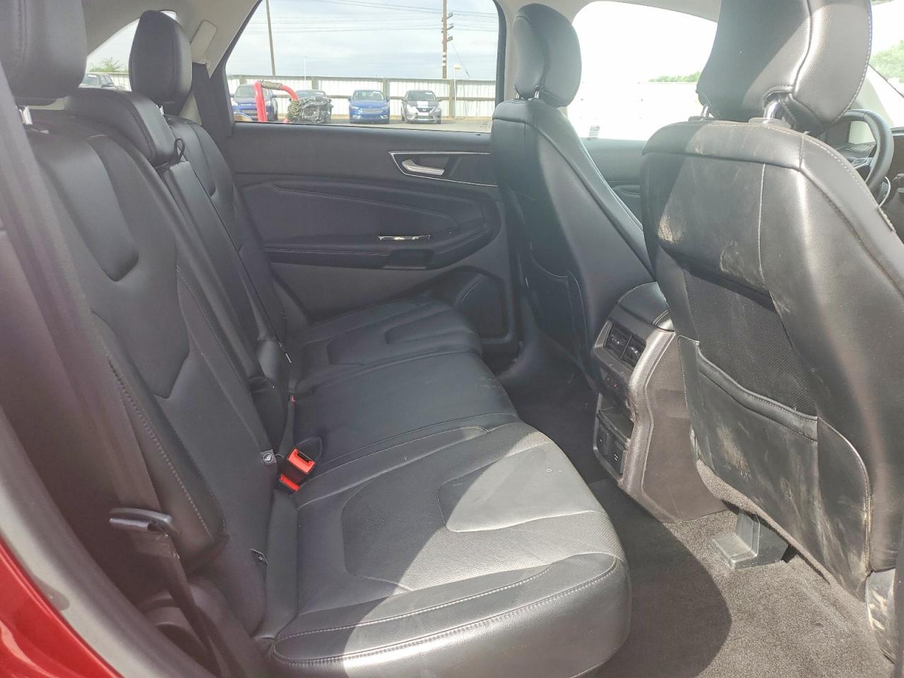 2015 Ford Edge Titanium Red vin: 2FMTK4K96FBB50174