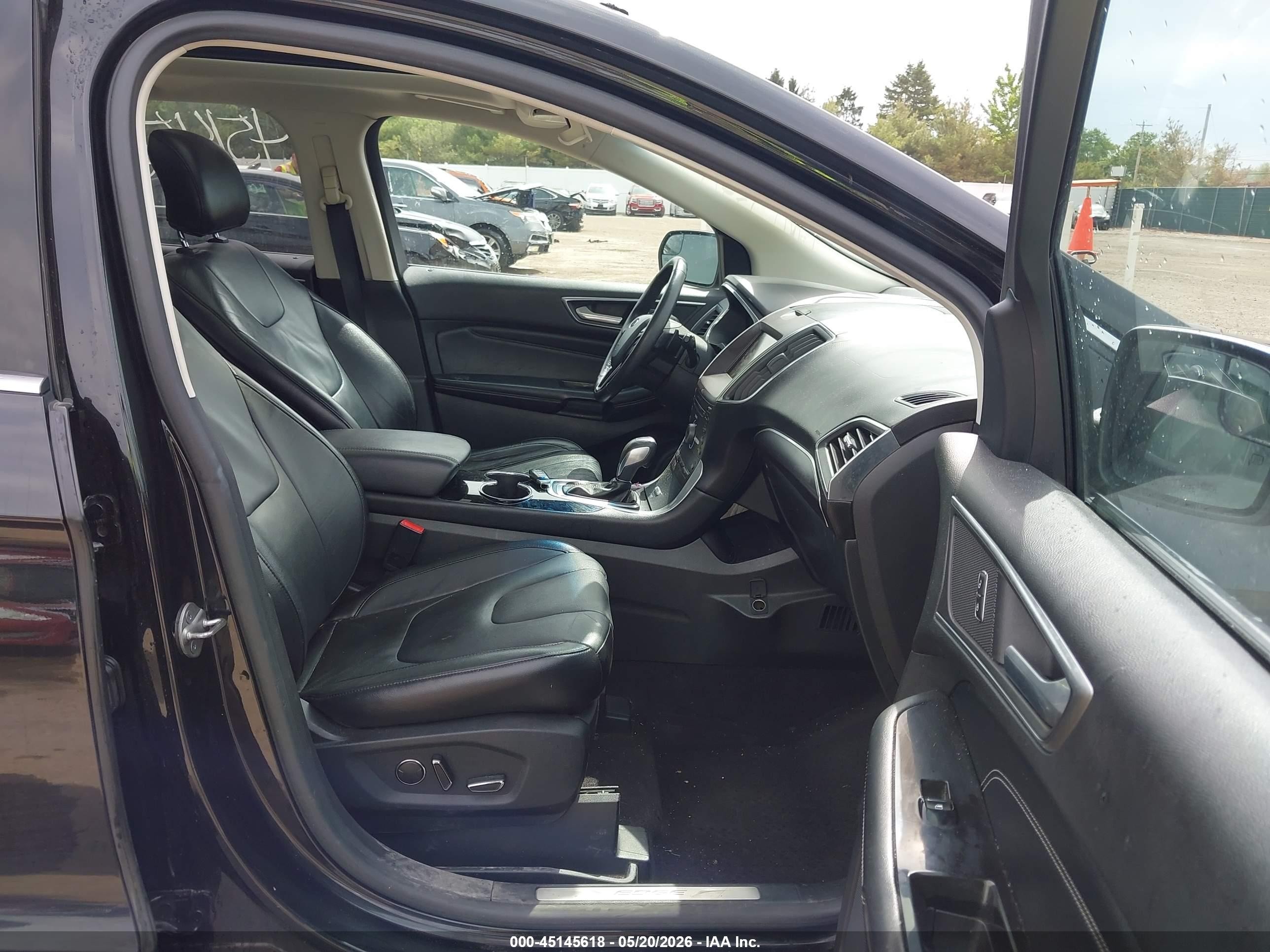 2015 Ford Edge Titanium Black vin: 2FMTK4K96FBB50529