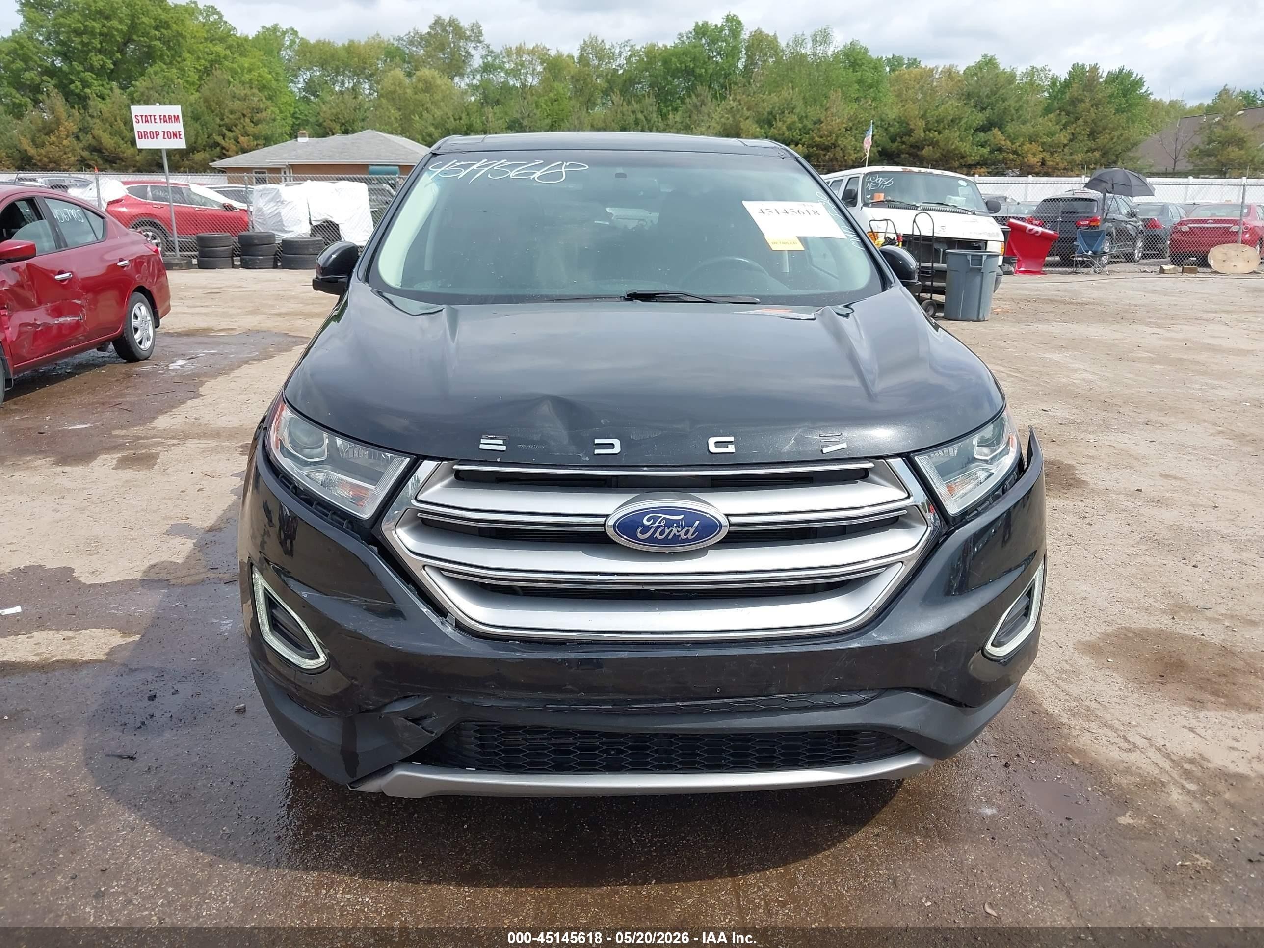 2015 Ford Edge Titanium Black vin: 2FMTK4K96FBB50529