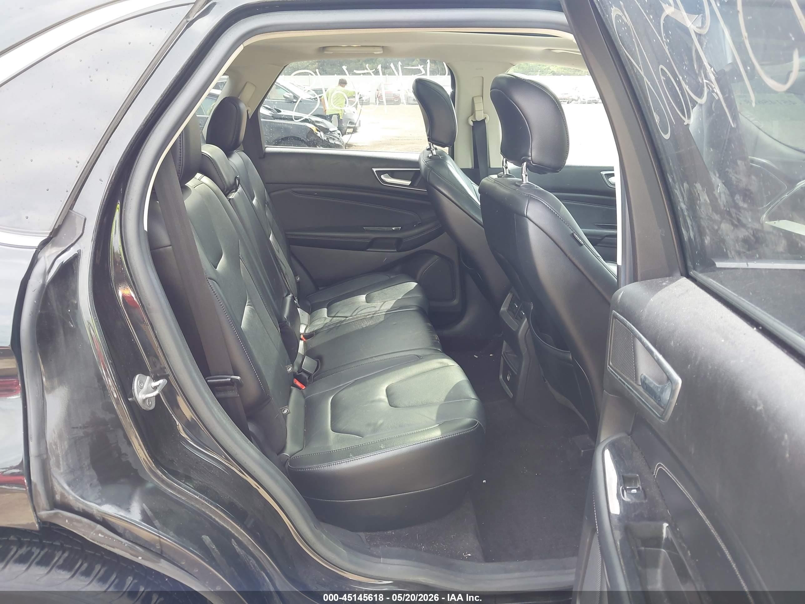 2015 Ford Edge Titanium Black vin: 2FMTK4K96FBB50529