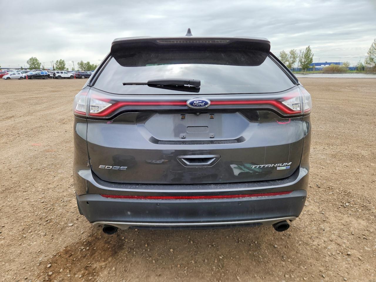 2015 Ford Edge Titanium Серый vin: 2FMTK4K97FBB24005