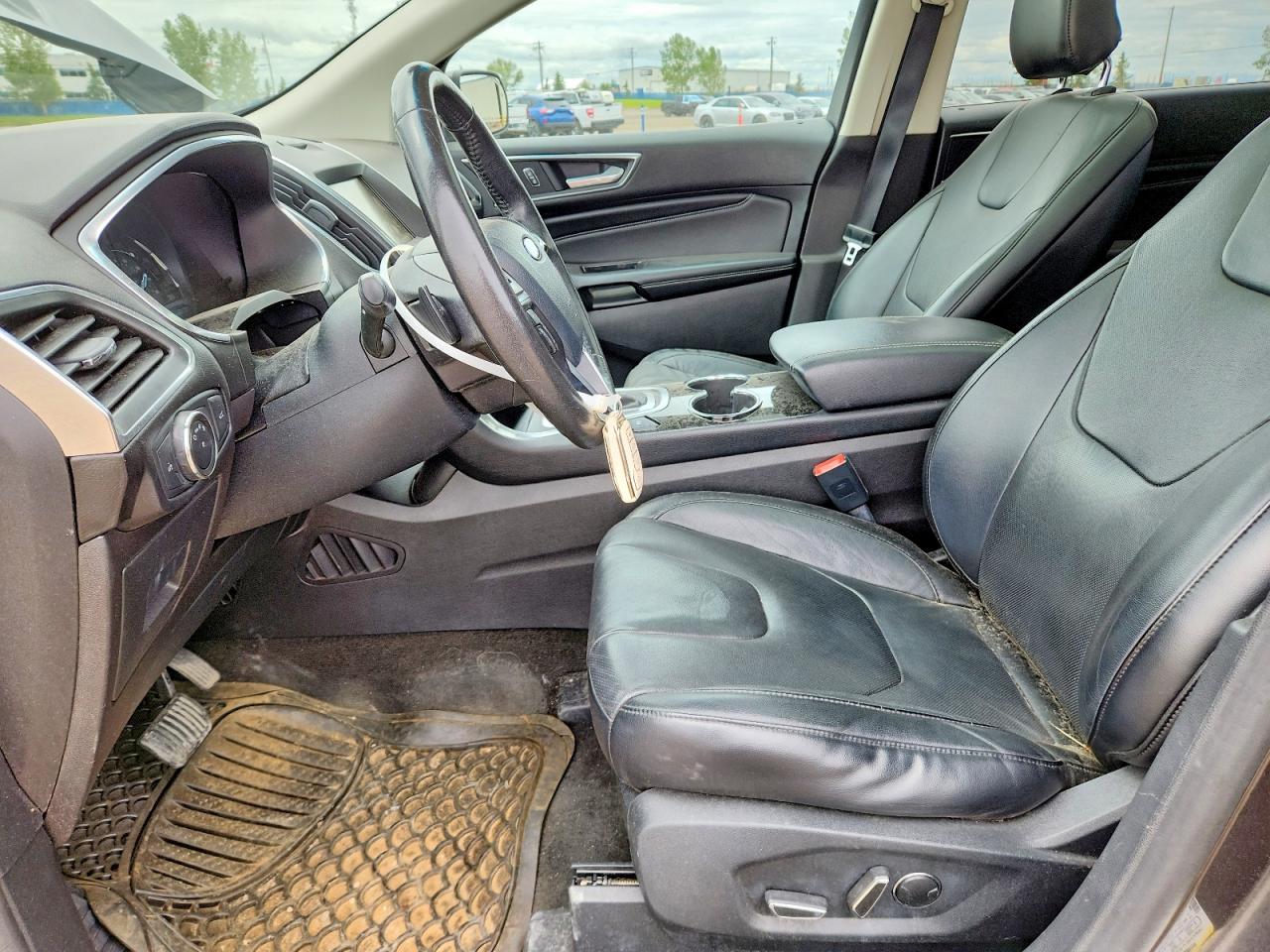 2015 Ford Edge Titanium Серый vin: 2FMTK4K97FBB24005