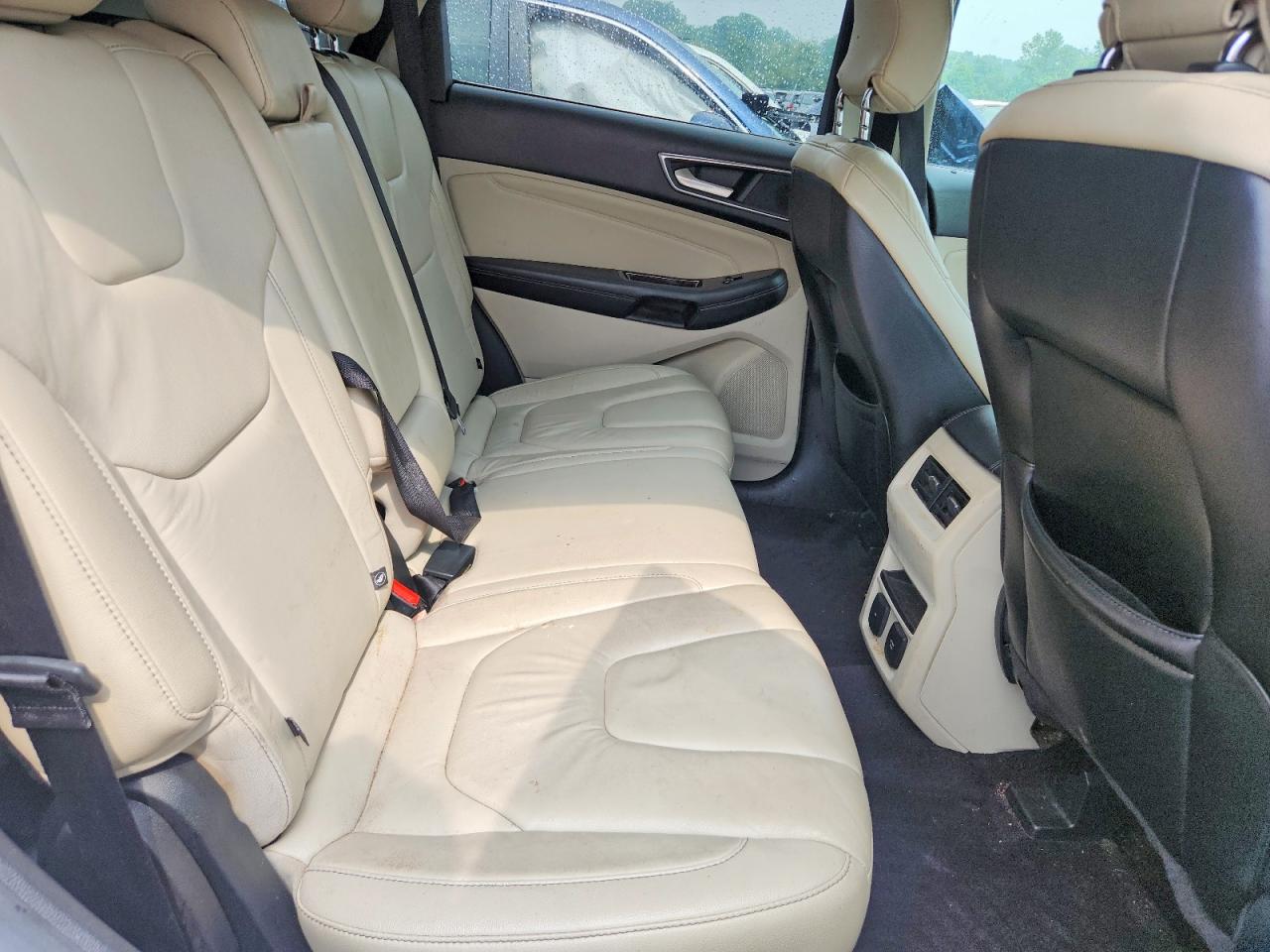 2015 Ford Edge Titanium White vin: 2FMTK4K97FBB62012