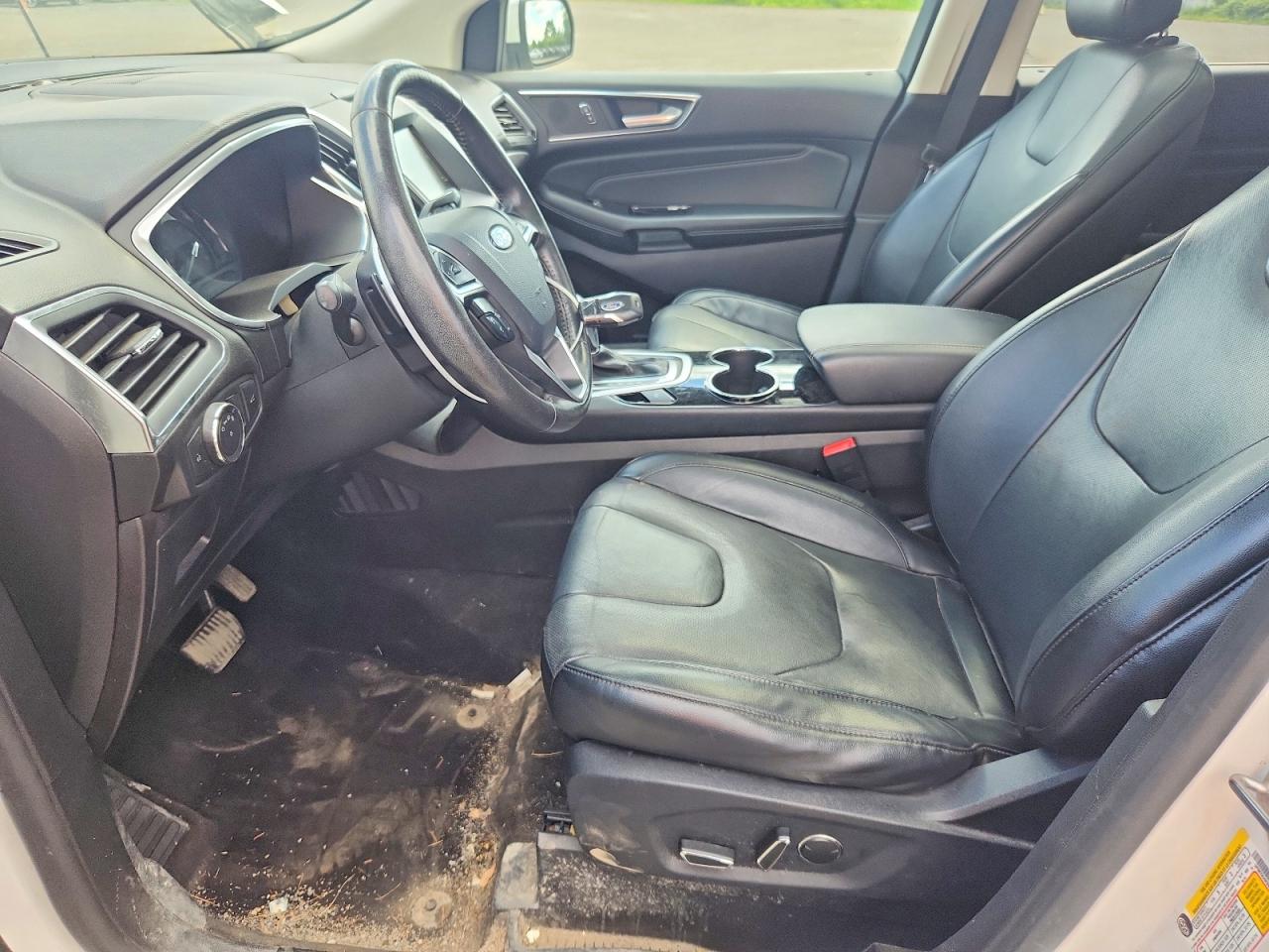 2015 Ford Edge Titanium White vin: 2FMTK4K98FBB40245