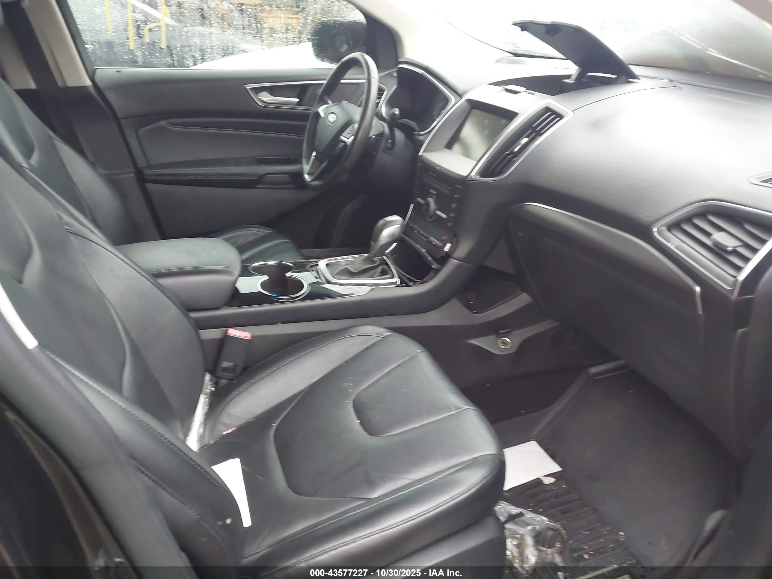 2015 Ford Edge Titanium Black vin: 2FMTK4K98FBB56283