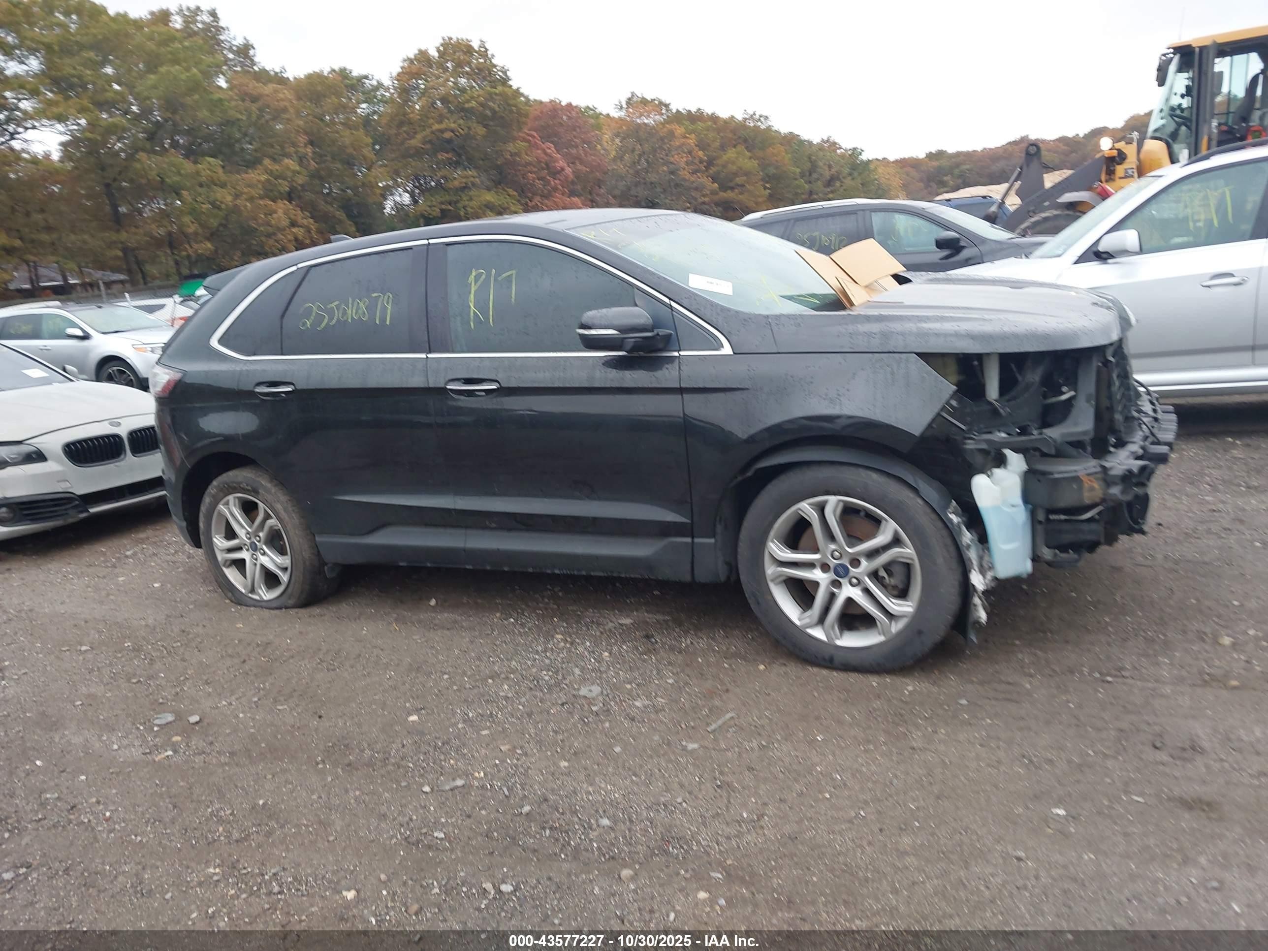 2015 Ford Edge Titanium Black vin: 2FMTK4K98FBB56283