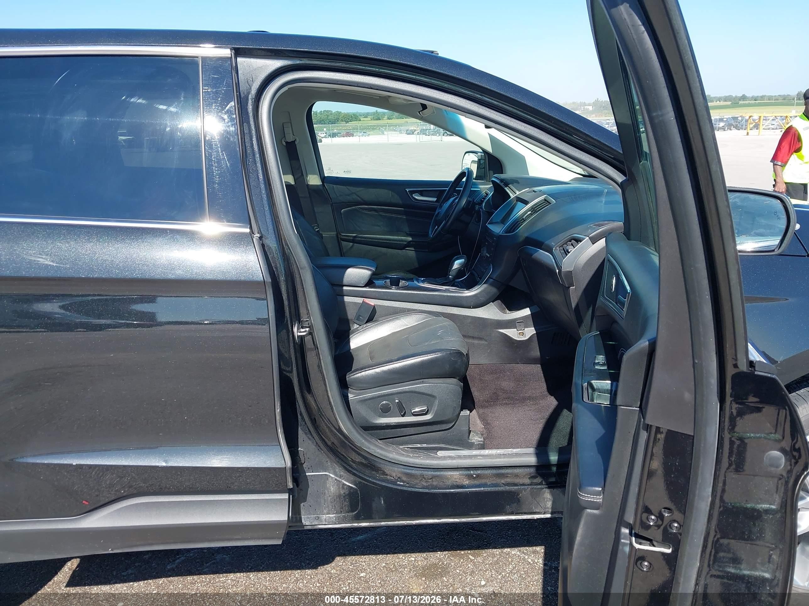 2015 Ford Edge Titanium Black vin: 2FMTK4K98FBC39924
