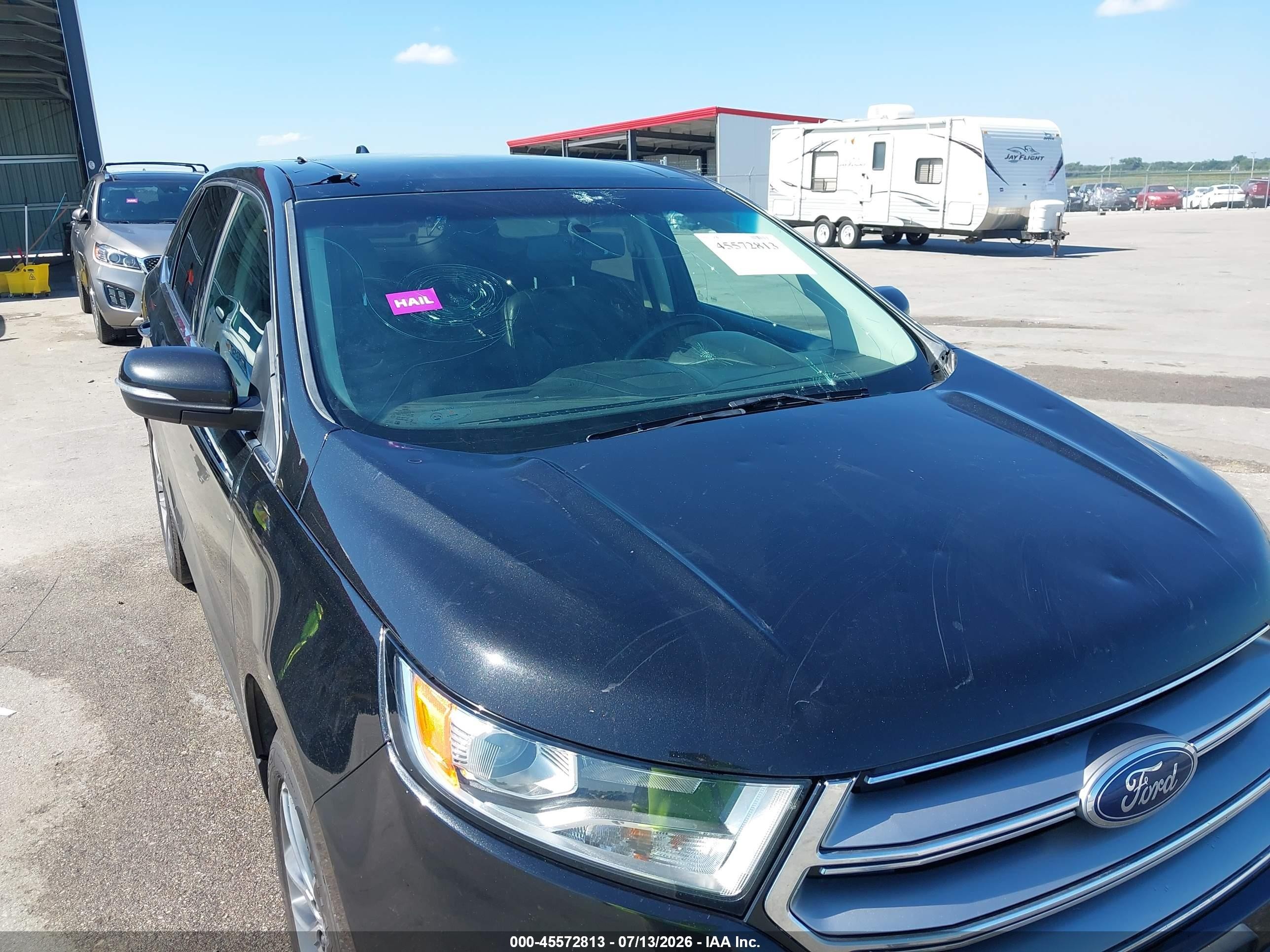 2015 Ford Edge Titanium Black vin: 2FMTK4K98FBC39924