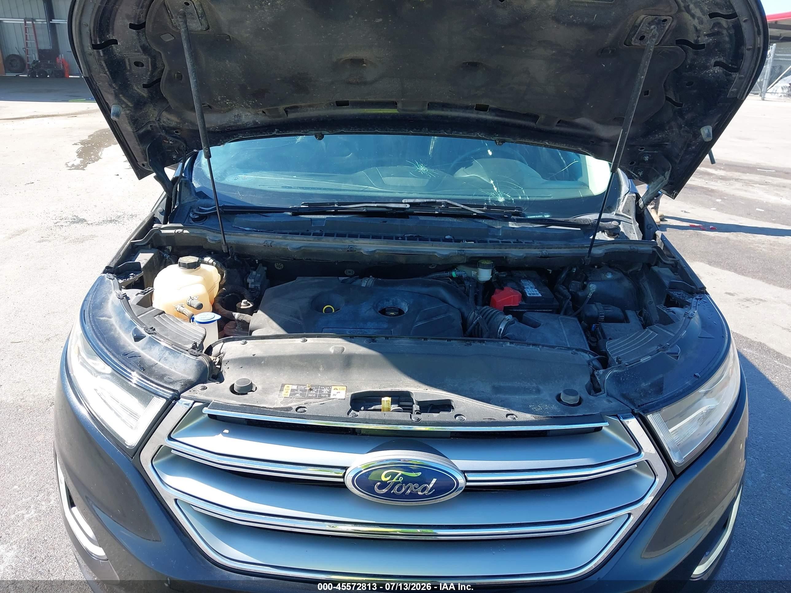 2015 Ford Edge Titanium Black vin: 2FMTK4K98FBC39924