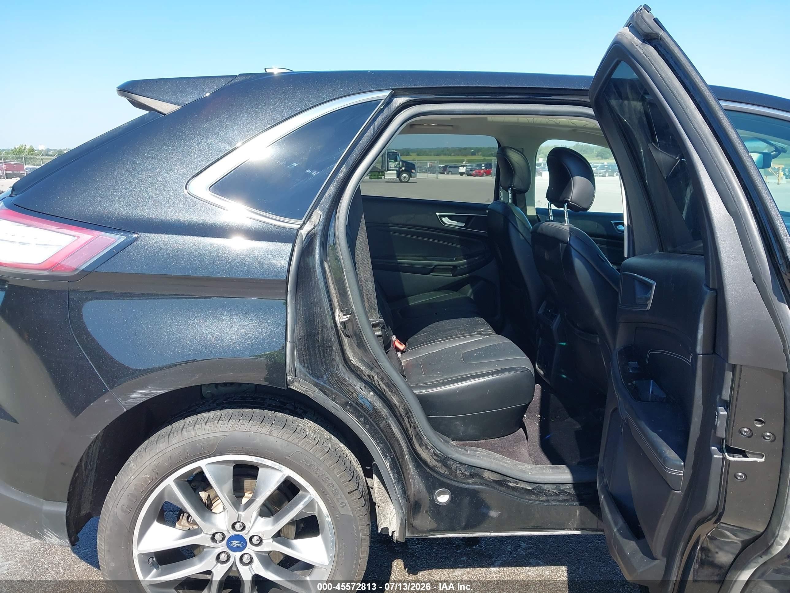 2015 Ford Edge Titanium Black vin: 2FMTK4K98FBC39924