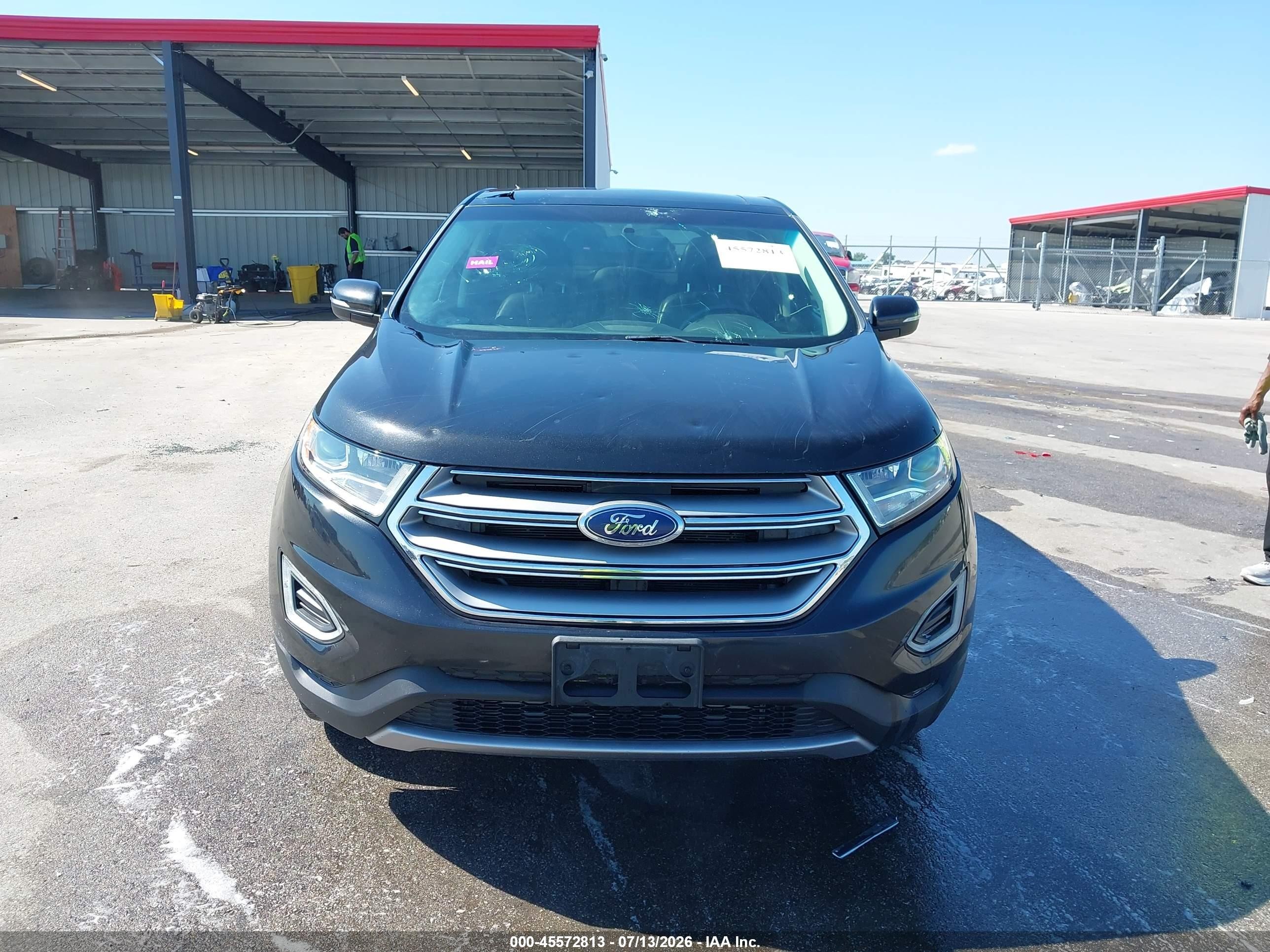 2015 Ford Edge Titanium Black vin: 2FMTK4K98FBC39924