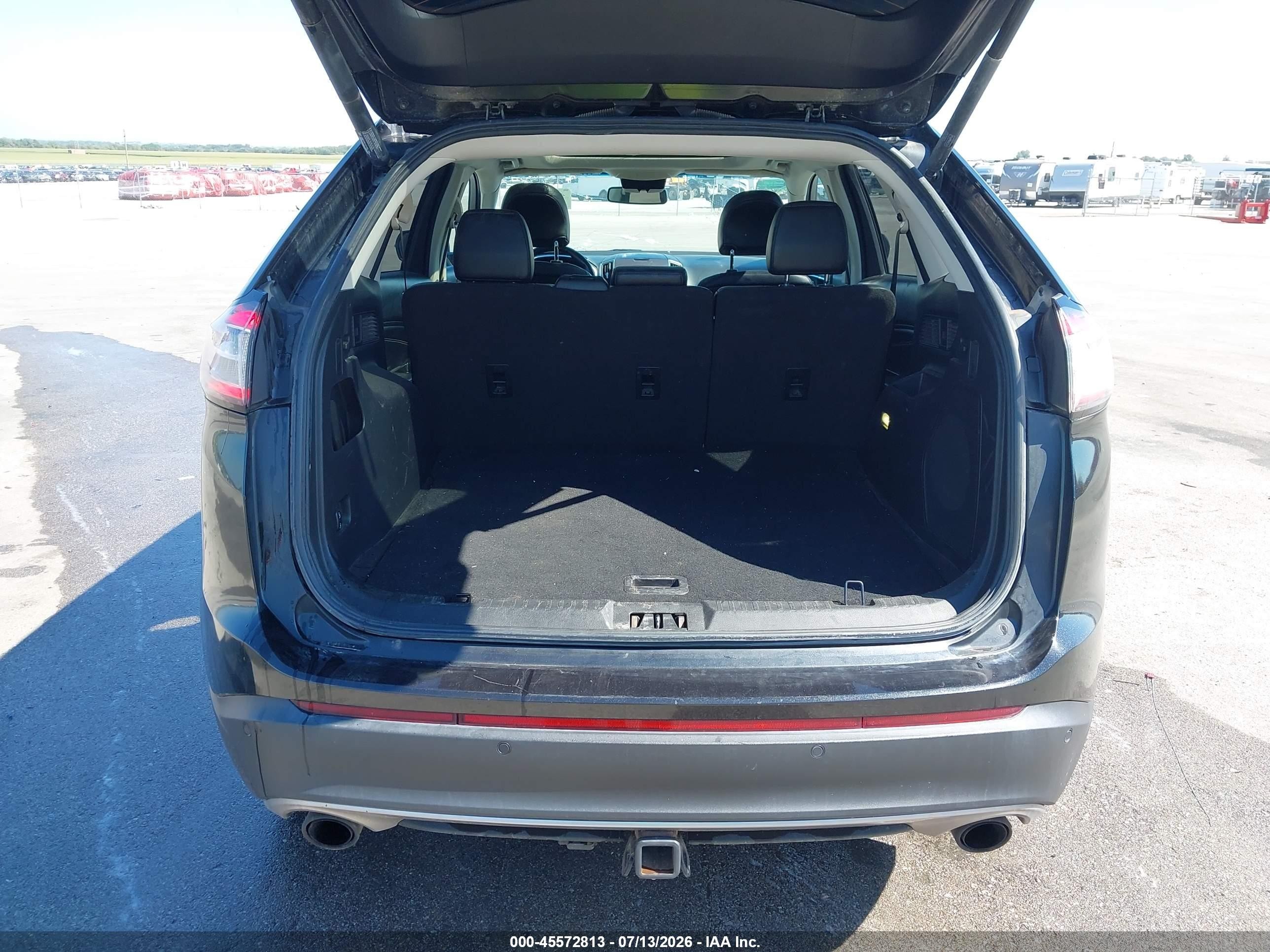 2015 Ford Edge Titanium Black vin: 2FMTK4K98FBC39924