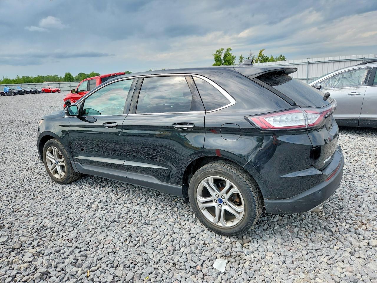 2015 Ford Edge Titanium Black vin: 2FMTK4K99FBB21879