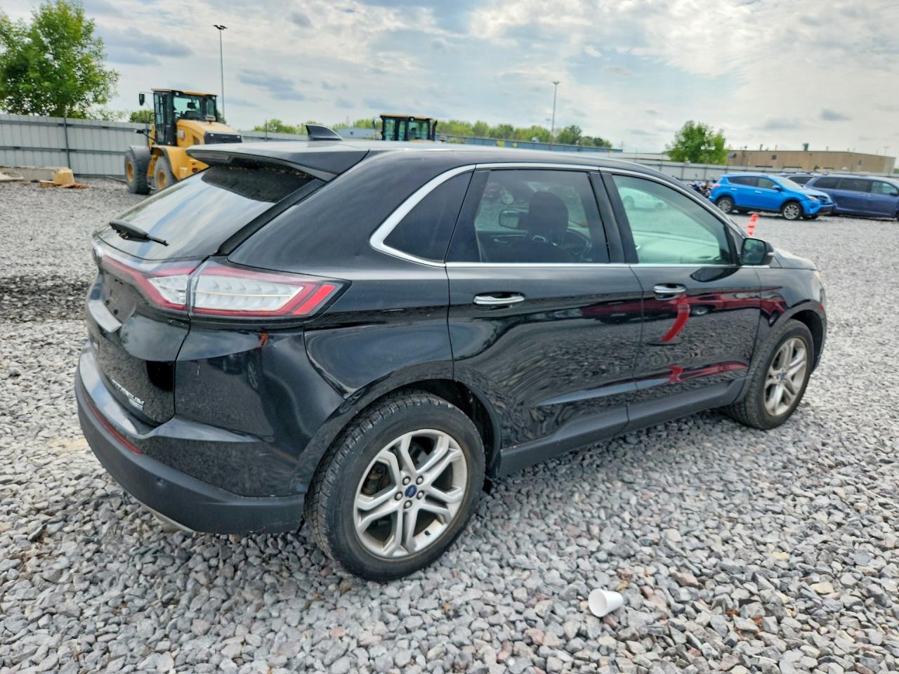 2015 Ford Edge Titanium Black vin: 2FMTK4K99FBB21879