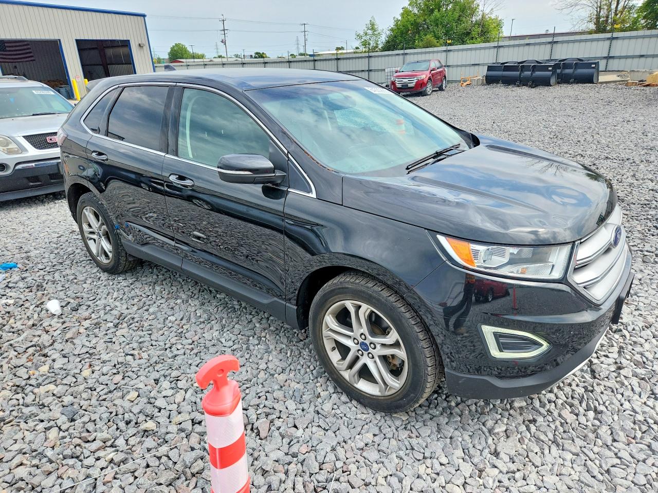 2015 Ford Edge Titanium Black vin: 2FMTK4K99FBB21879
