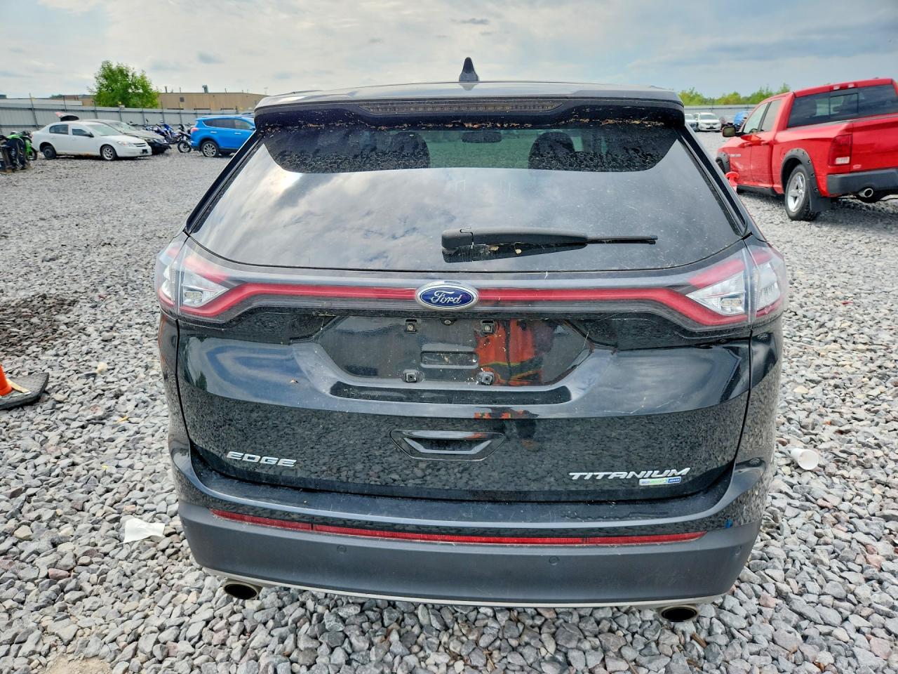 2015 Ford Edge Titanium Black vin: 2FMTK4K99FBB21879