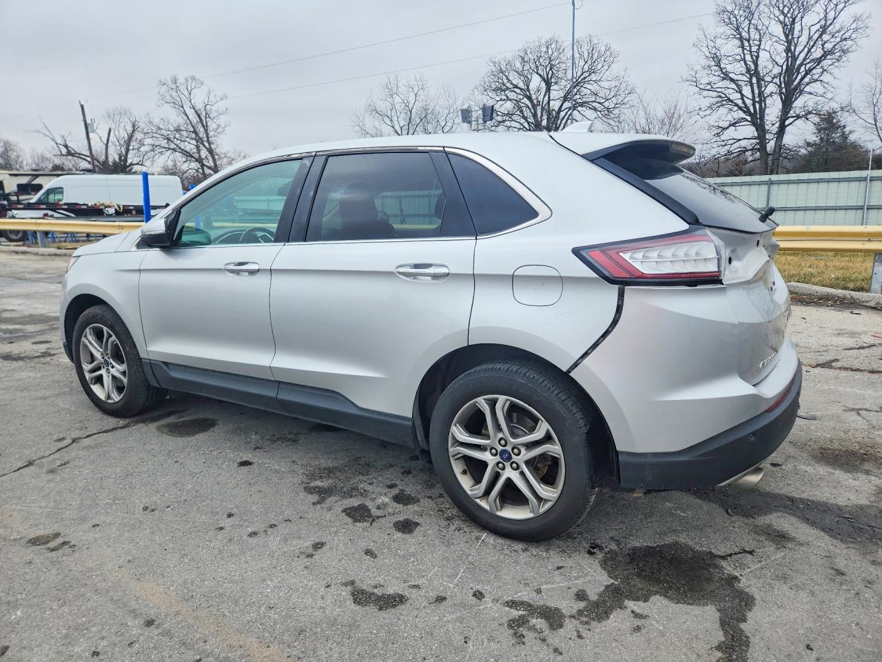 2015 Ford Edge Titanium Silver vin: 2FMTK4K99FBB22210