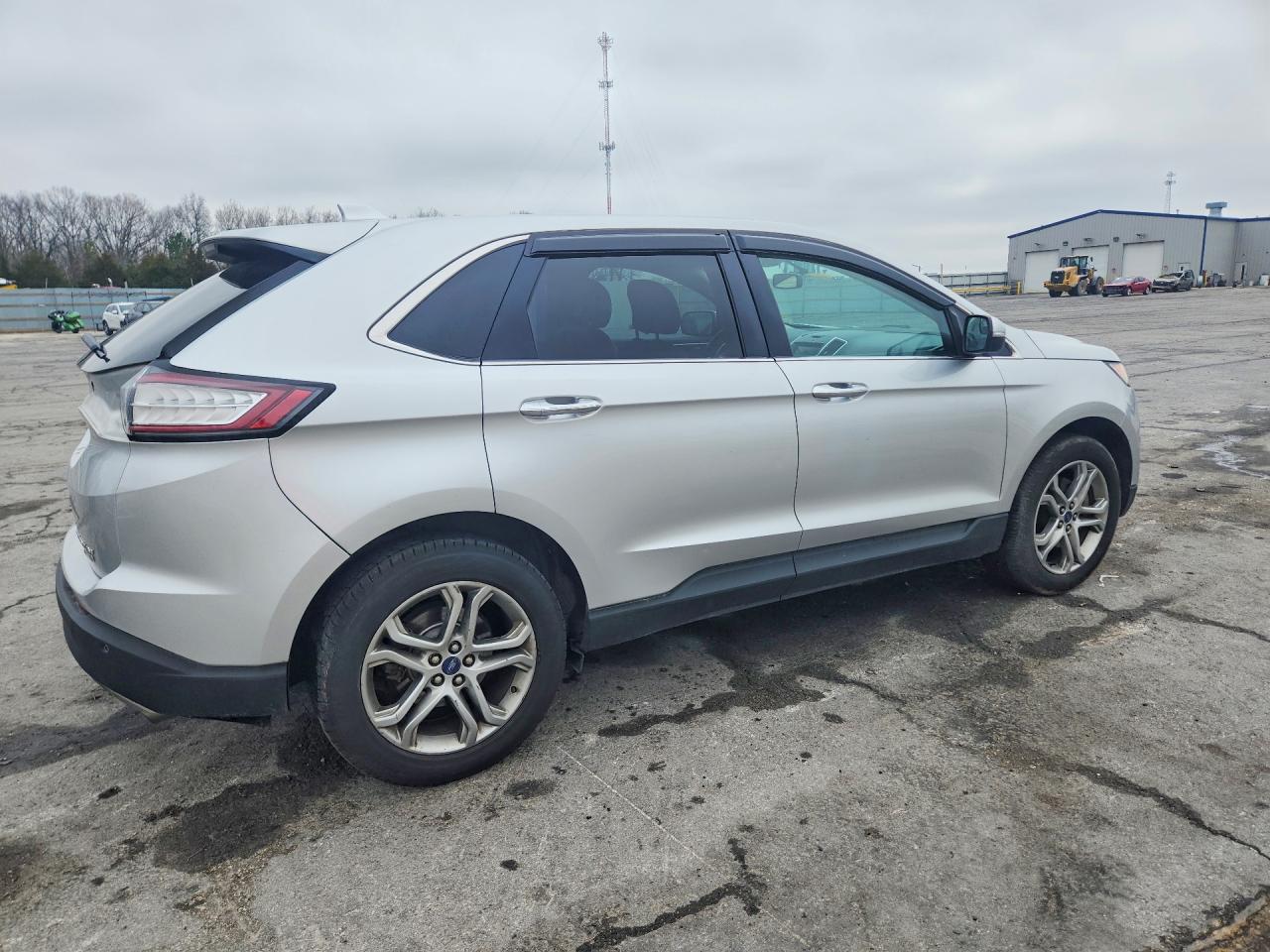 2015 Ford Edge Titanium Silver vin: 2FMTK4K99FBB22210
