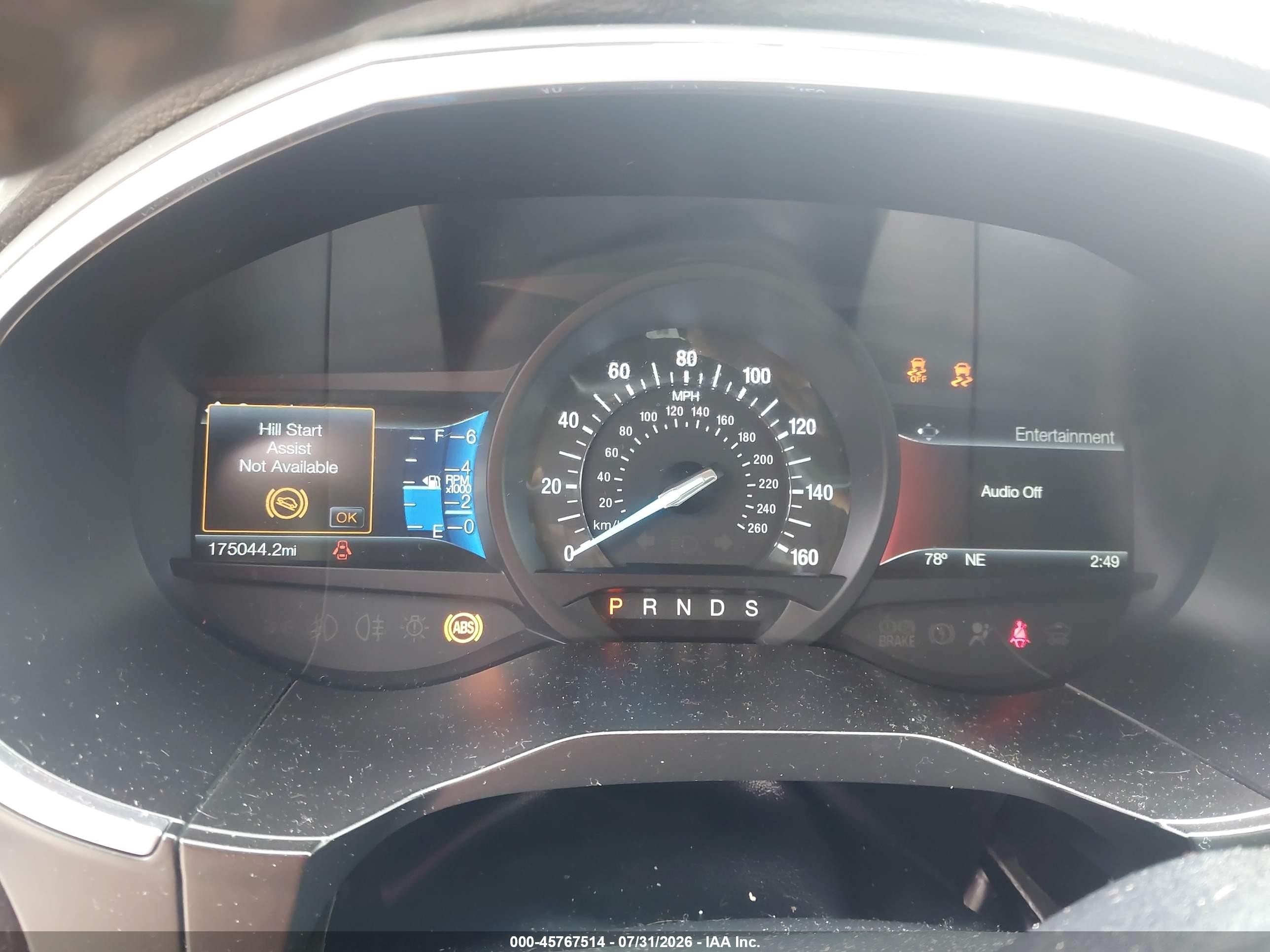 2015 Ford Edge Titanium Gray vin: 2FMTK4K99FBB61430