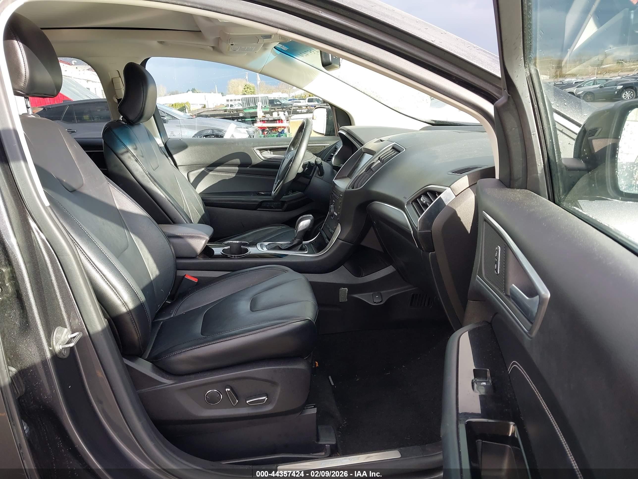 2015 Ford Edge Titanium Gray vin: 2FMTK4K9XFBB22149