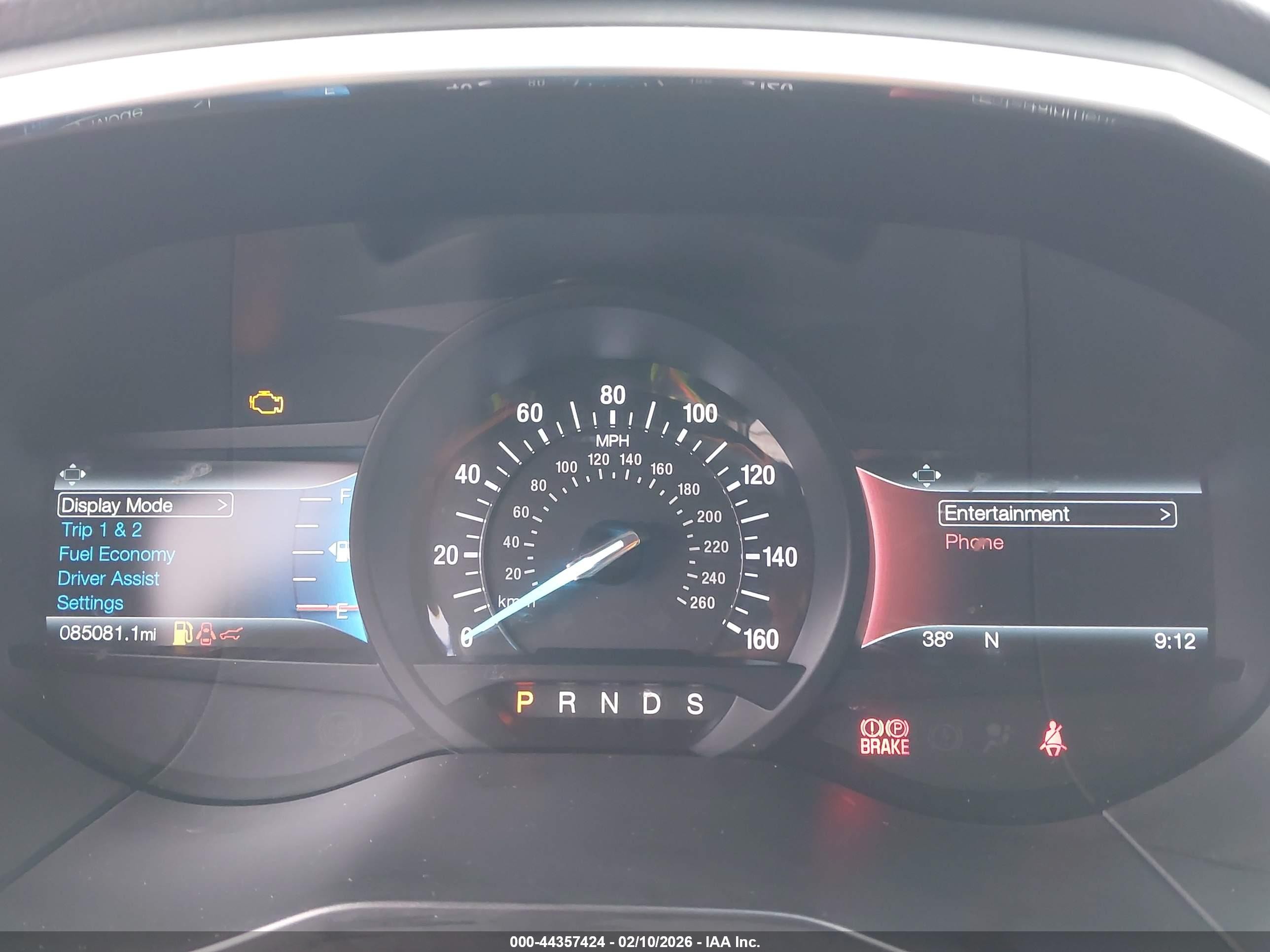 2015 Ford Edge Titanium Gray vin: 2FMTK4K9XFBB22149