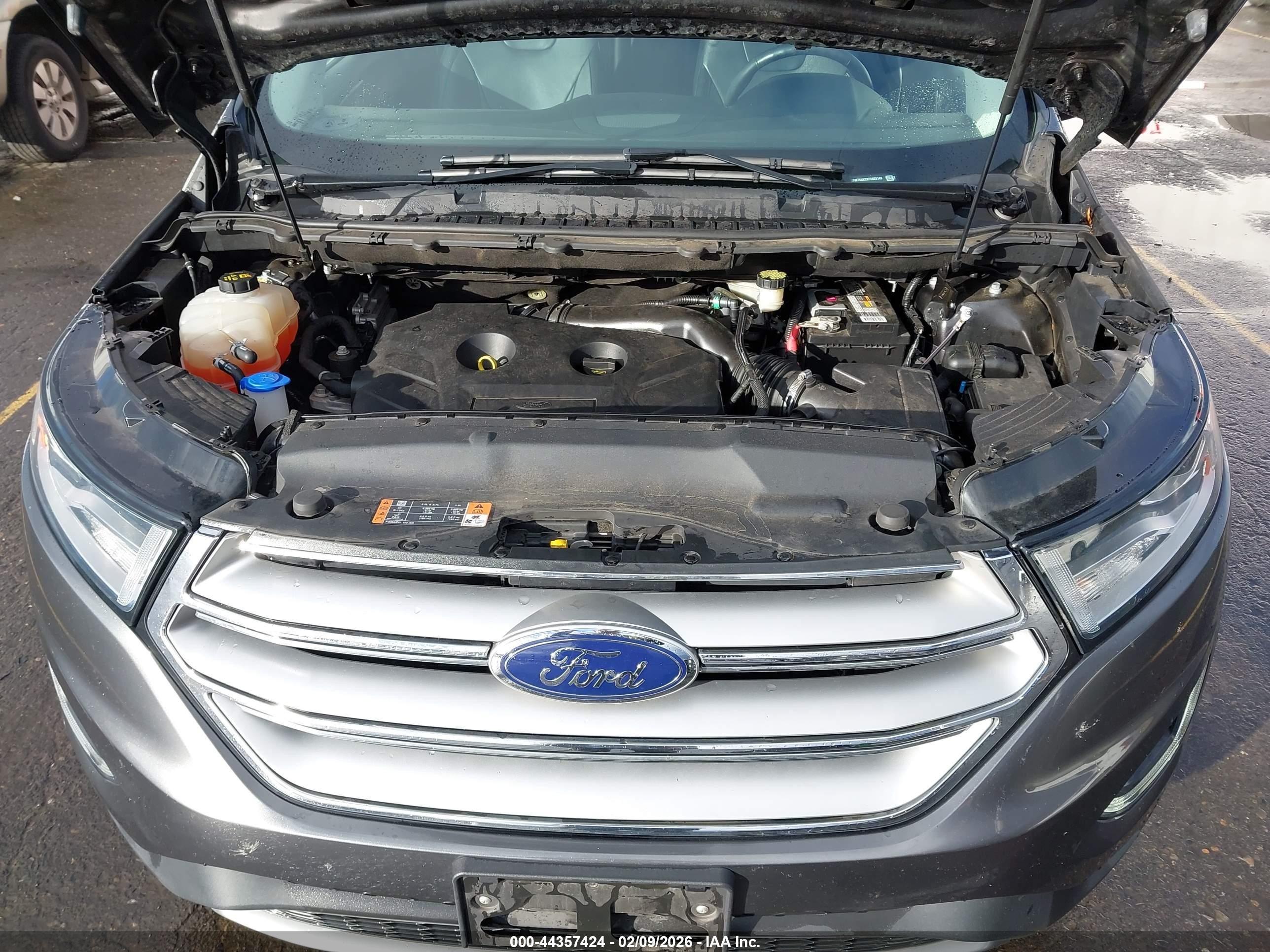 2015 Ford Edge Titanium Gray vin: 2FMTK4K9XFBB22149