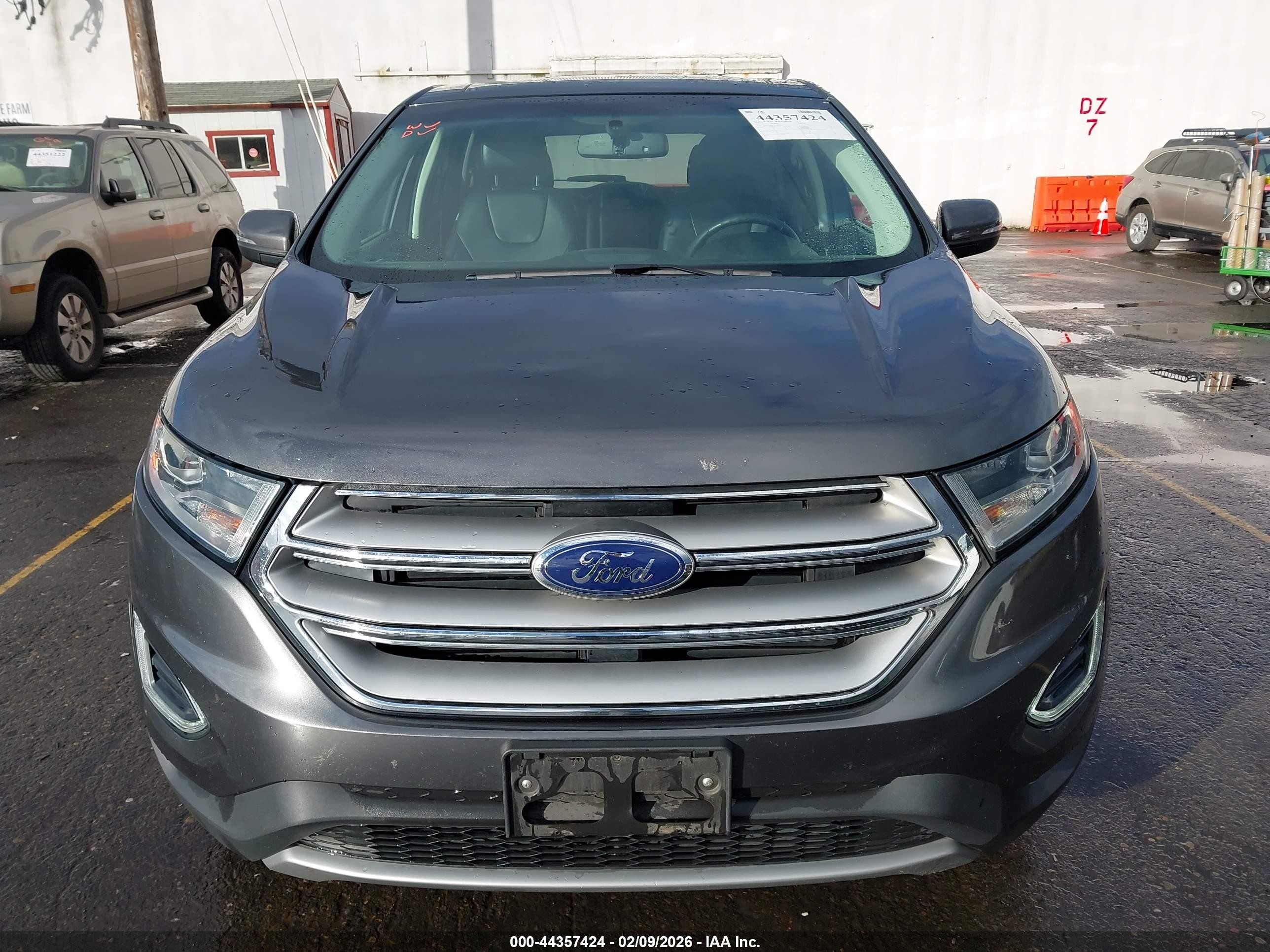 2015 Ford Edge Titanium Gray vin: 2FMTK4K9XFBB22149