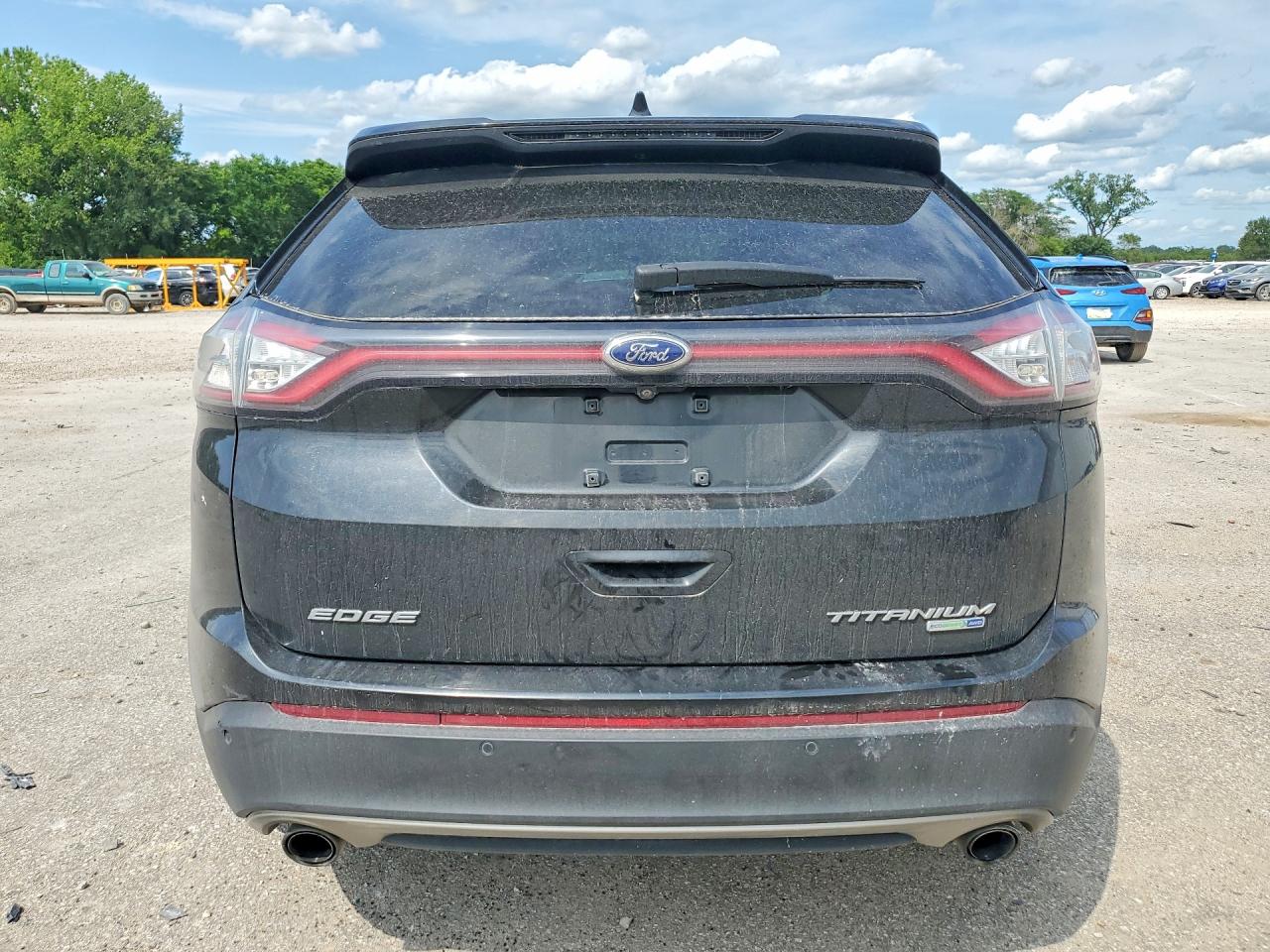 2015 Ford Edge Titanium Black vin: 2FMTK4K9XFBB43504