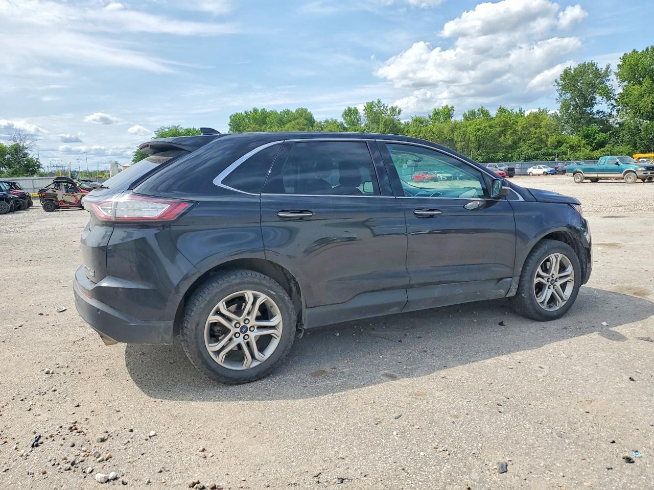 2015 Ford Edge Titanium Black vin: 2FMTK4K9XFBB43504