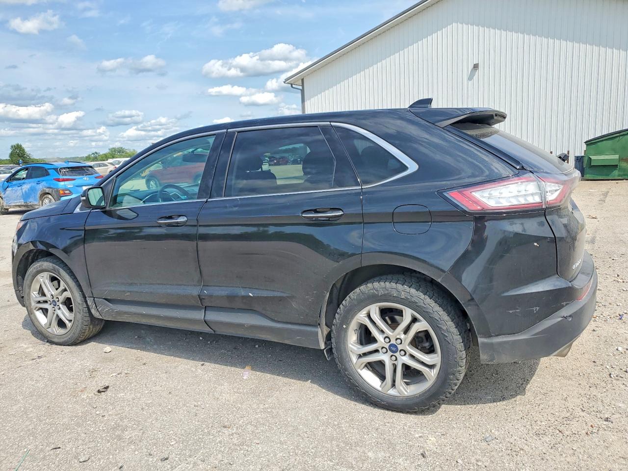 2015 Ford Edge Titanium Black vin: 2FMTK4K9XFBB43504