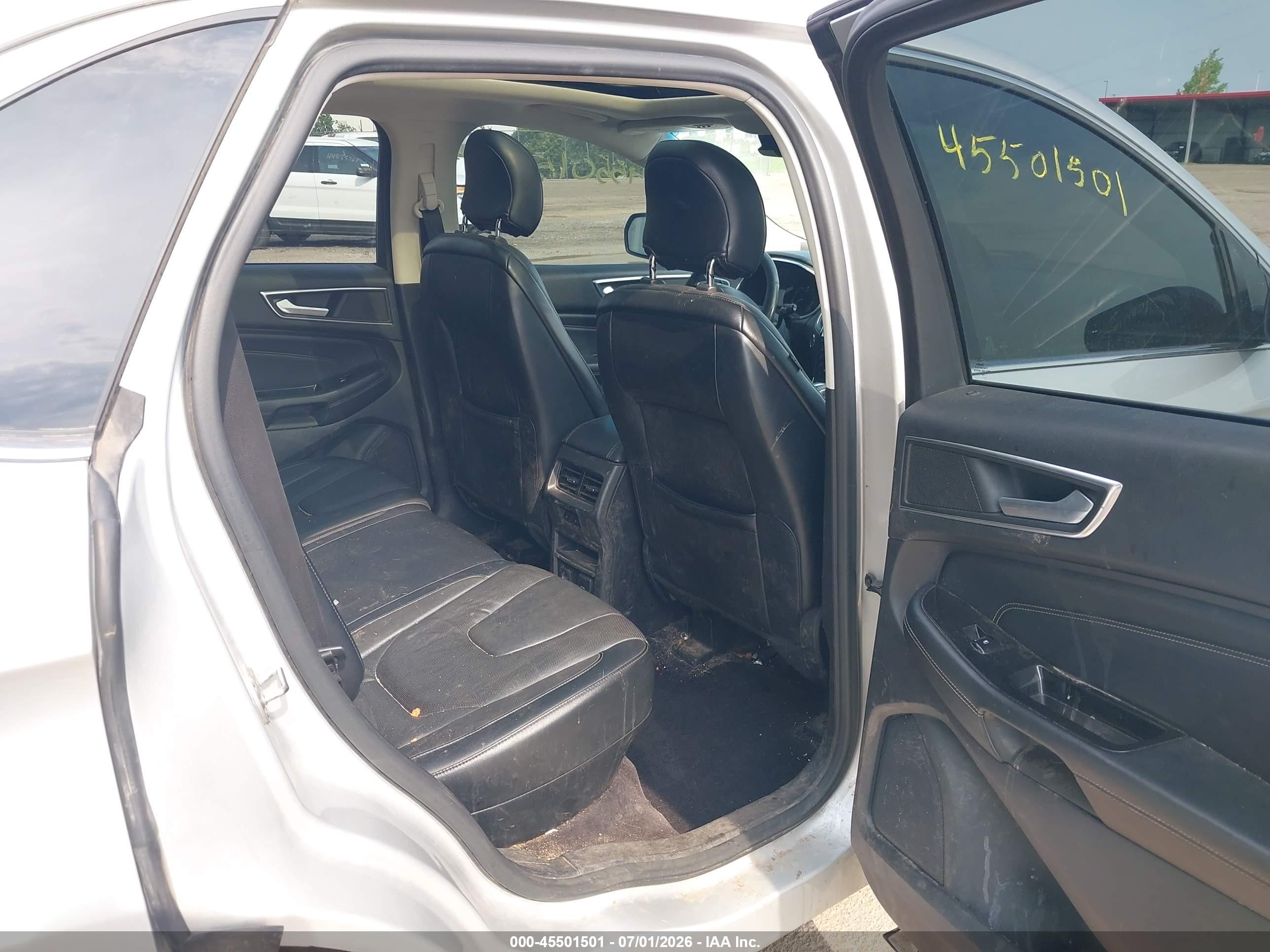 2015 Ford Edge Titanium Gray vin: 2FMTK4K9XFBB67687