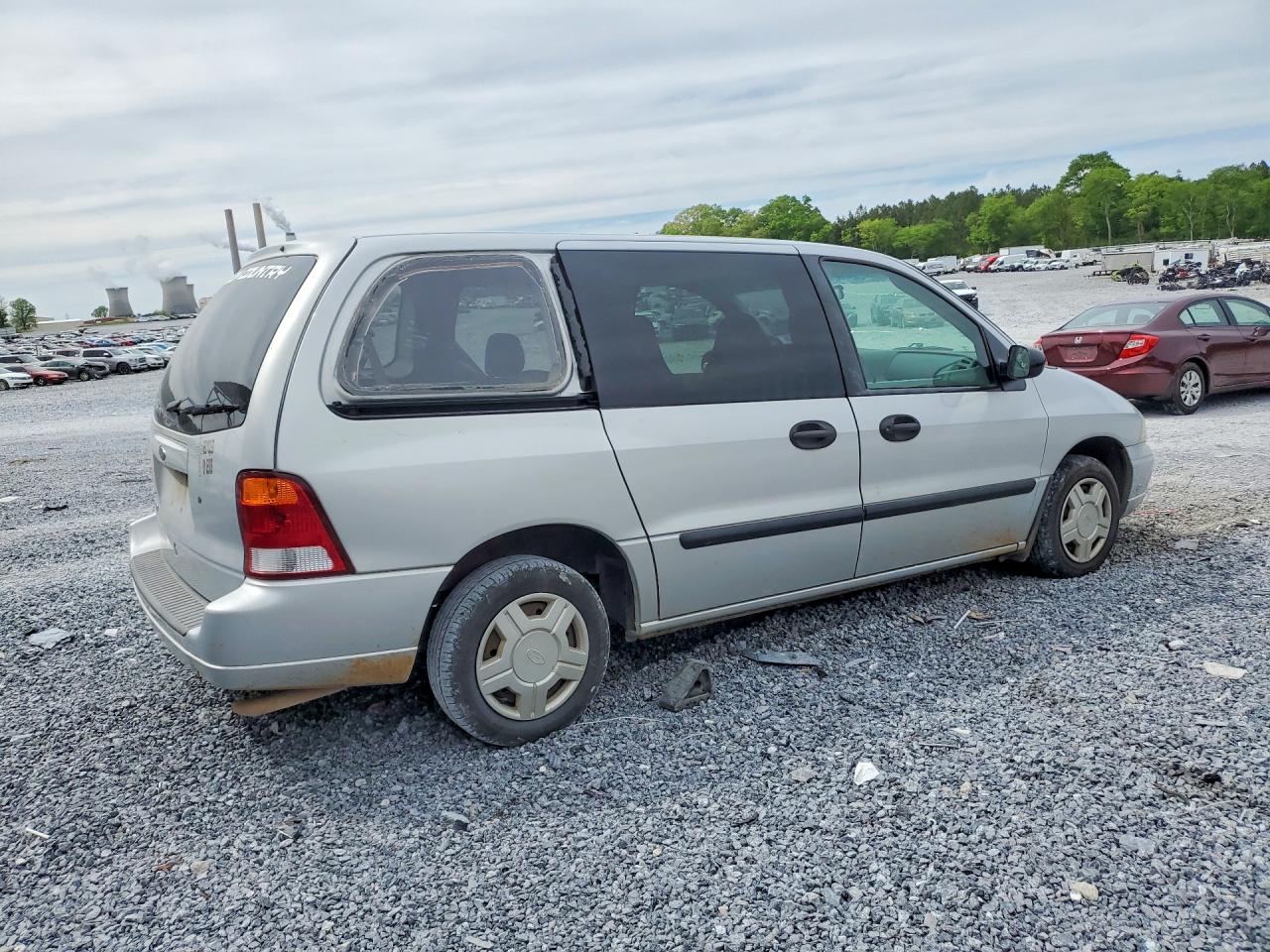 2003 Ford Windstar Wagon Silver vin: 2FMZA50403BA64915