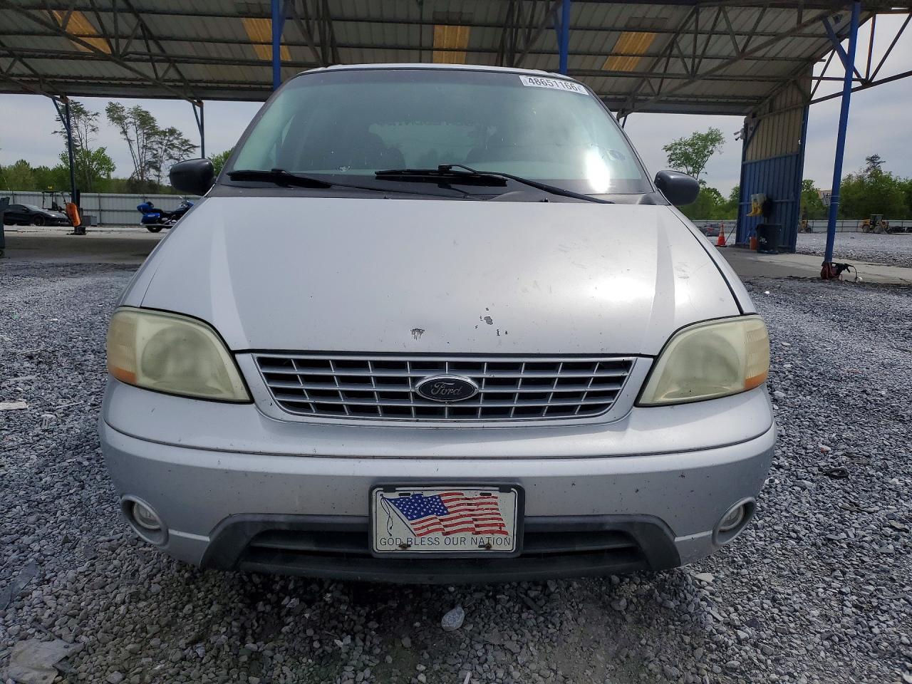 2003 Ford Windstar Wagon Silver vin: 2FMZA50403BA64915