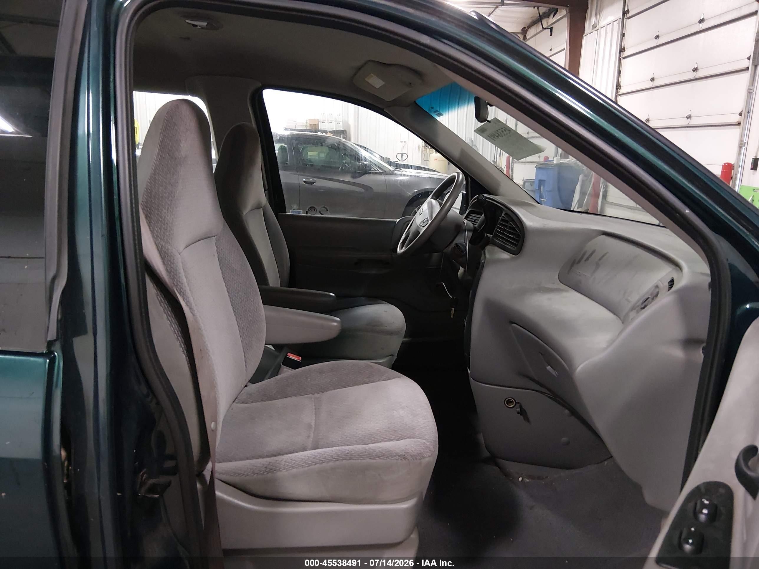 2001 Ford Windstar Lx Green vin: 2FMZA50411BB09552