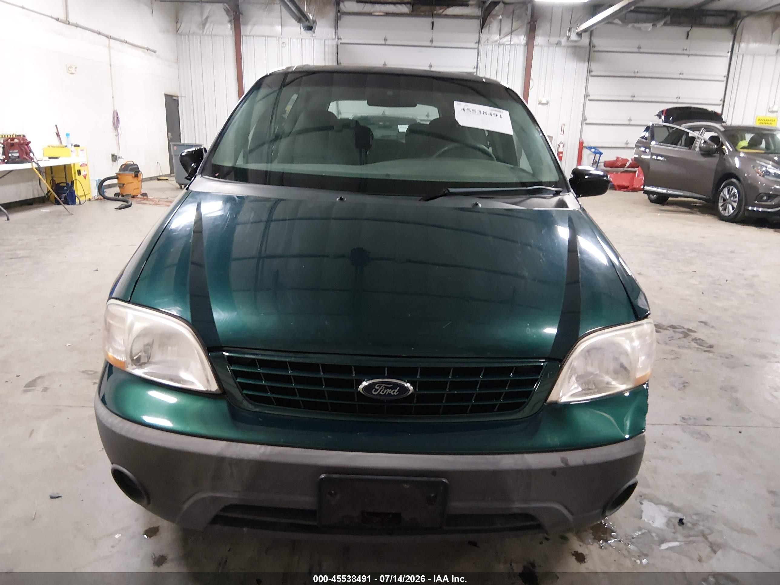 2001 Ford Windstar Lx Green vin: 2FMZA50411BB09552