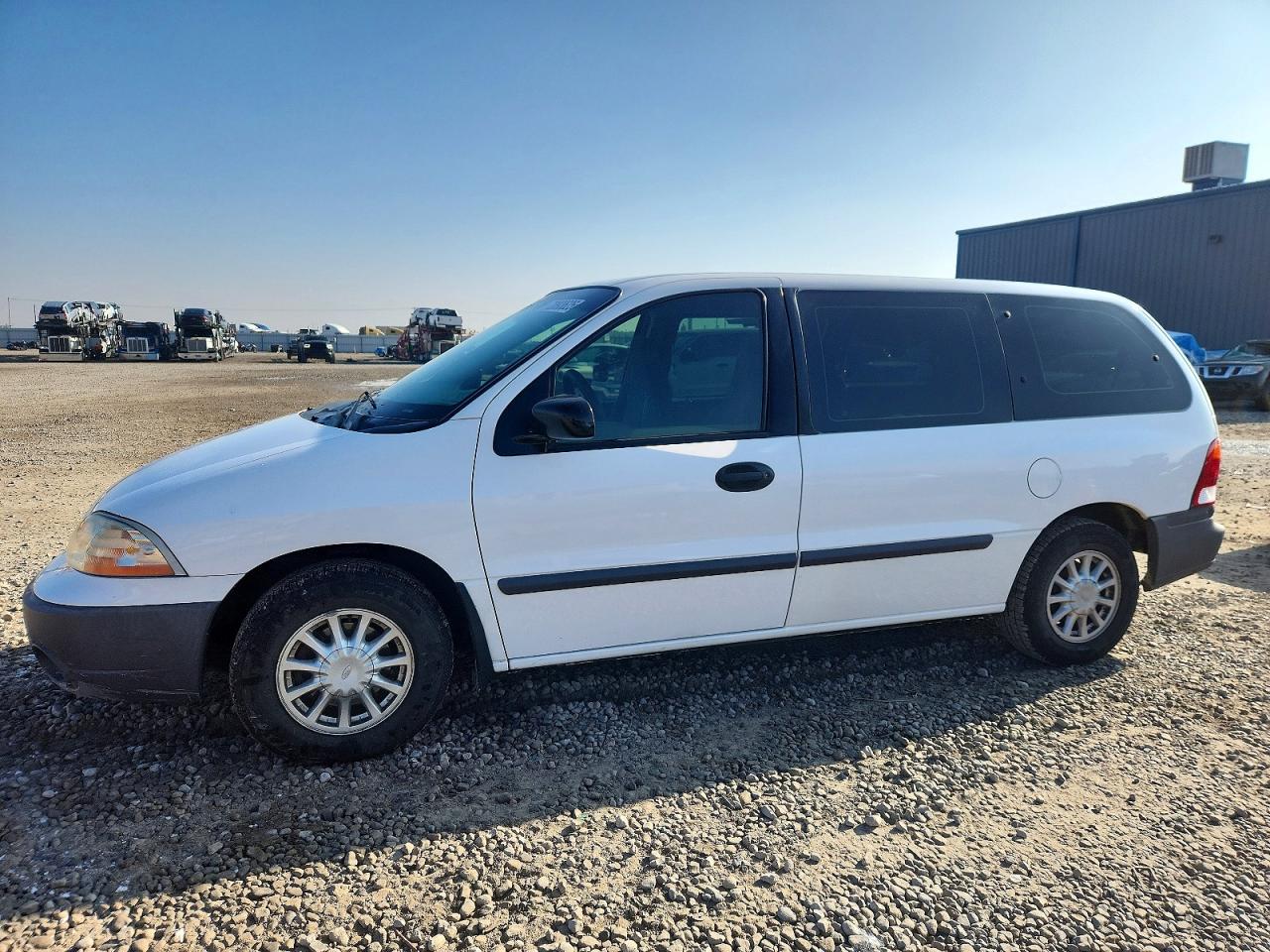 2001 Ford Windstar Lx White vin: 2FMZA50421BA40340