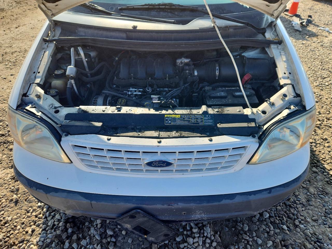 2001 Ford Windstar Lx White vin: 2FMZA50421BA40340